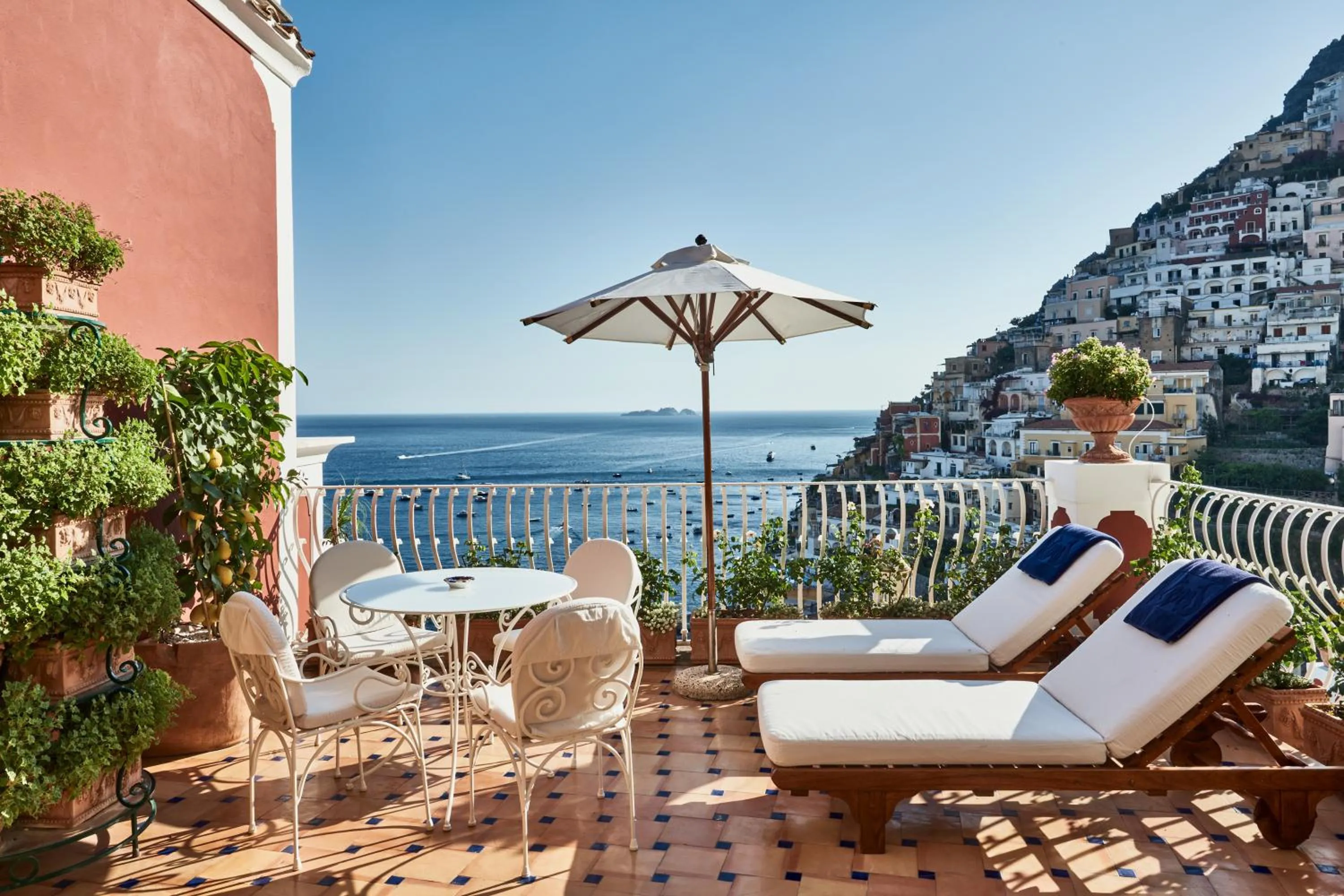 Balcony/Terrace in Le Sirenuse