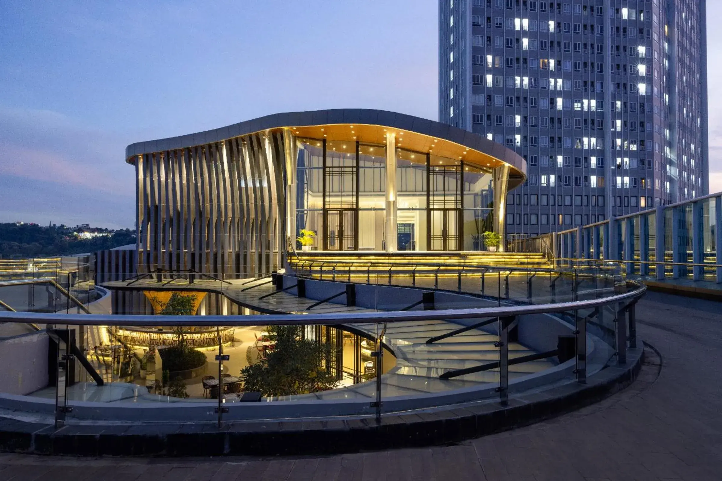 Property building in Hotel Santika Premiere Lampung Property building in Hotel Santika Premiere Lampung