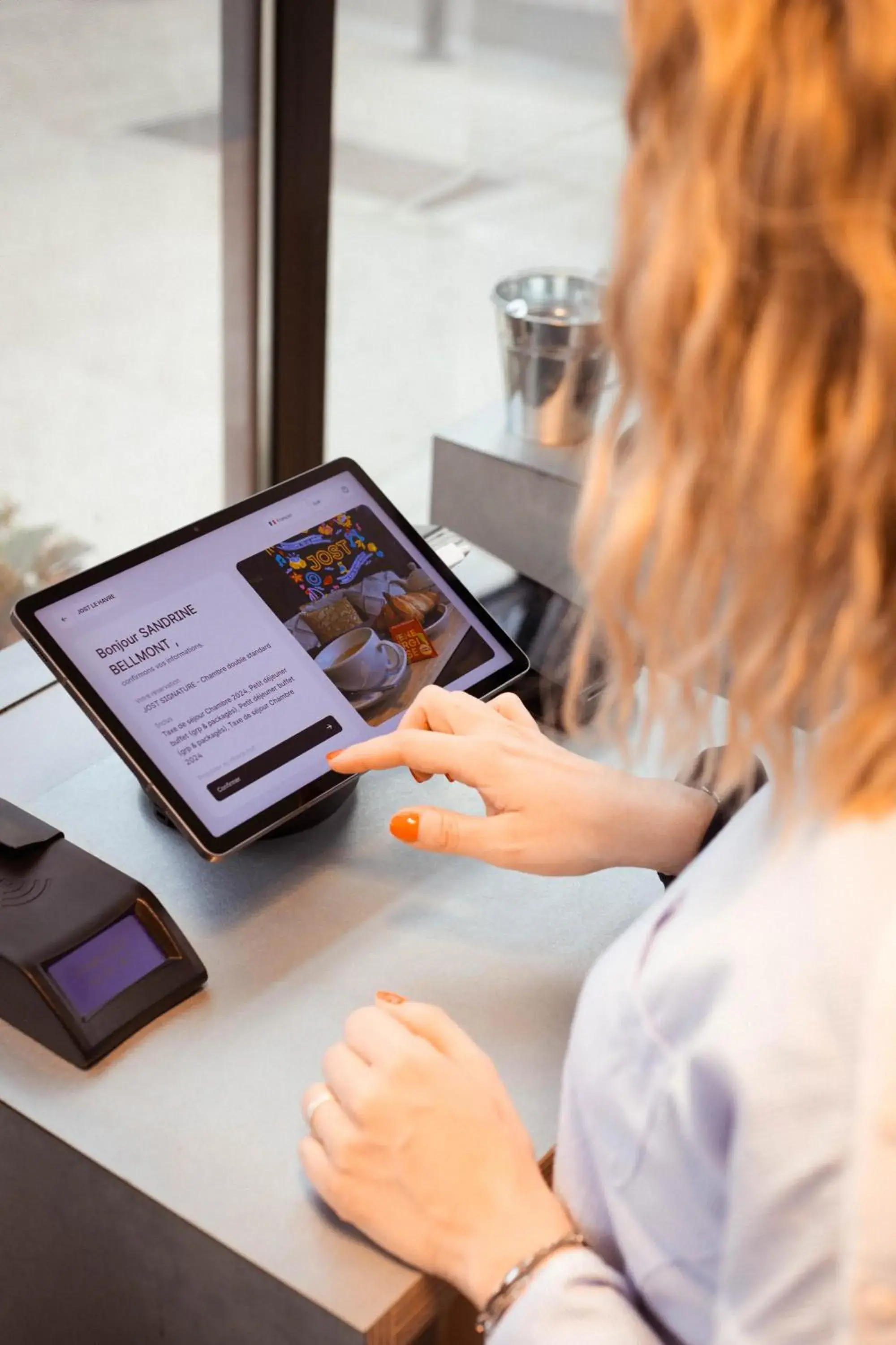 Lobby or reception in JOST Hôtel Le Havre Centre Gare Lobby or reception in JOST Hôtel Le Havre Centre Gare