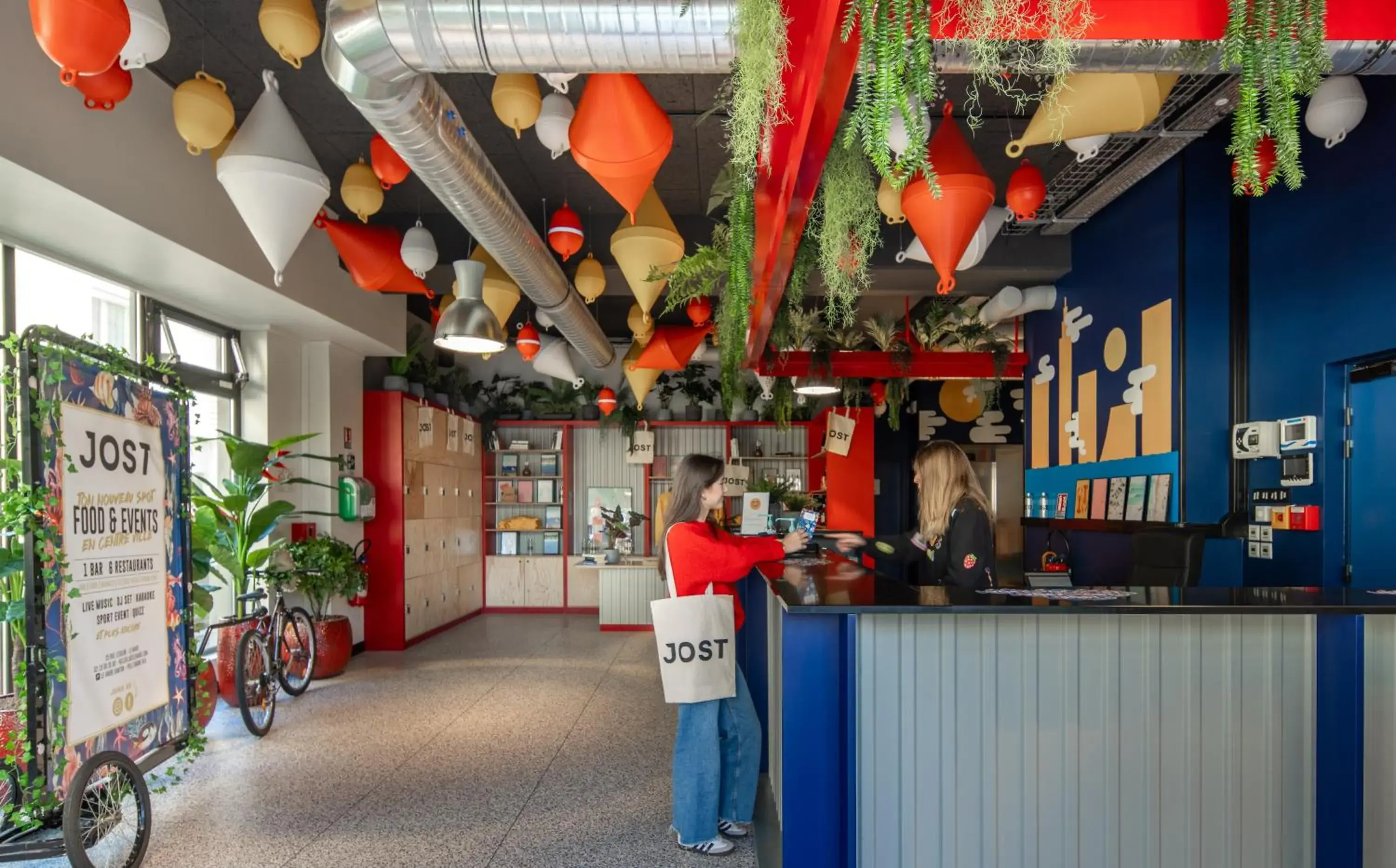 Lobby or reception in JOST Hôtel Le Havre Centre Gare Lobby or reception in JOST Hôtel Le Havre Centre Gare