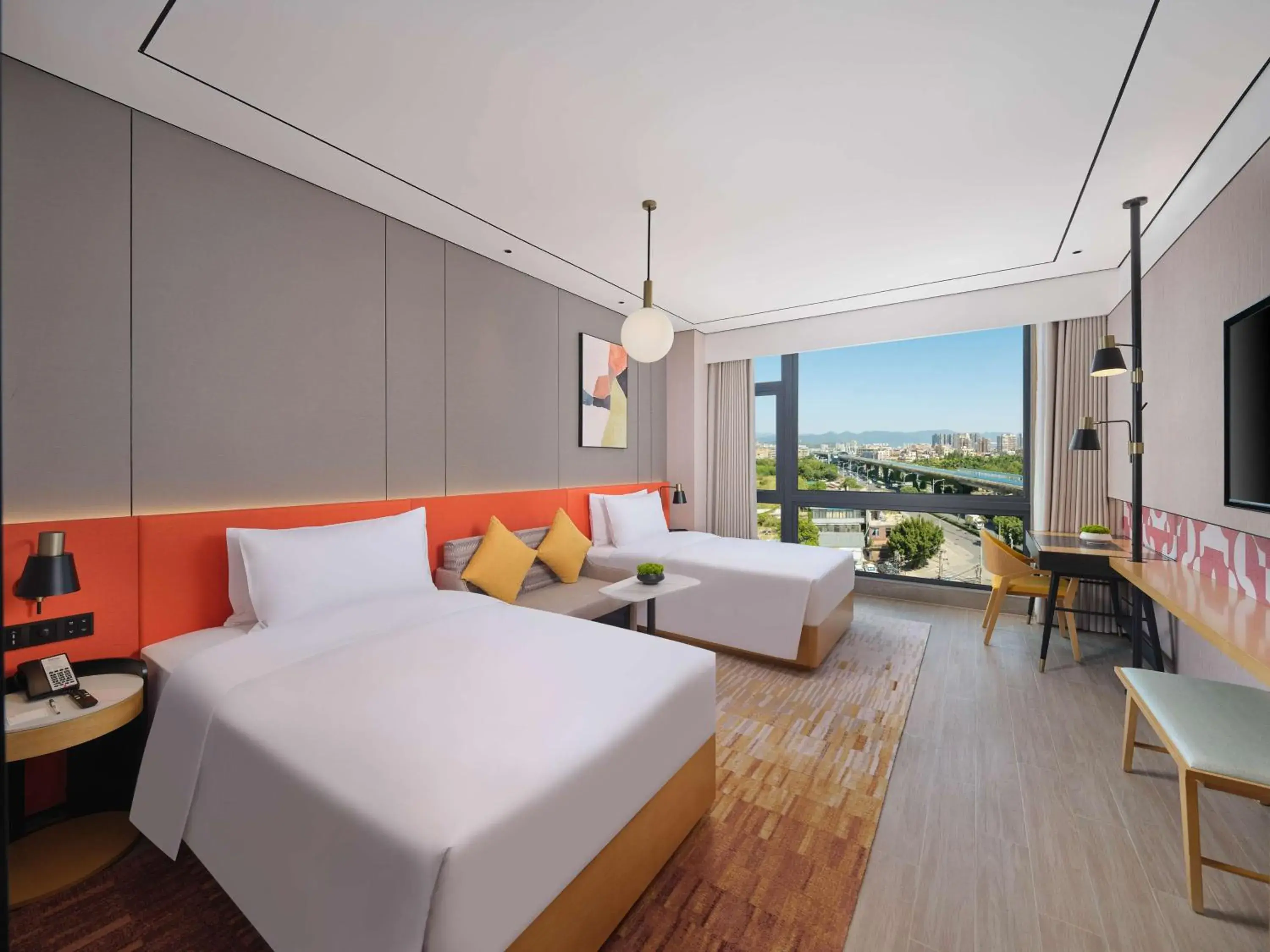 Twin Room in Hilton Garden Inn Xiamen Tong'An Twin Room in Hilton Garden Inn Xiamen Tong'An