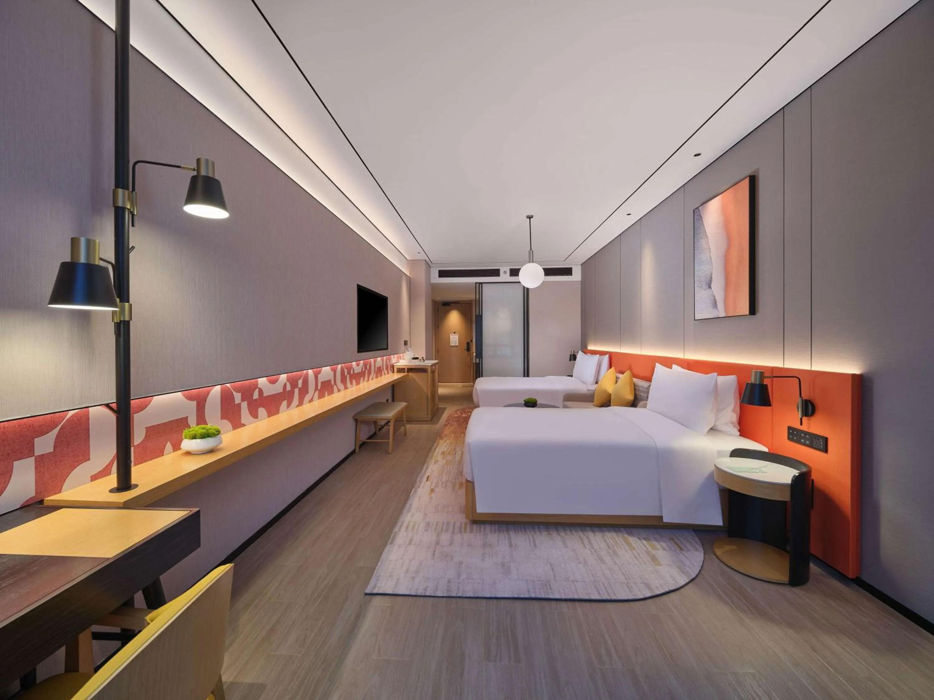 Bed in Hilton Garden Inn Xiamen Tong'An