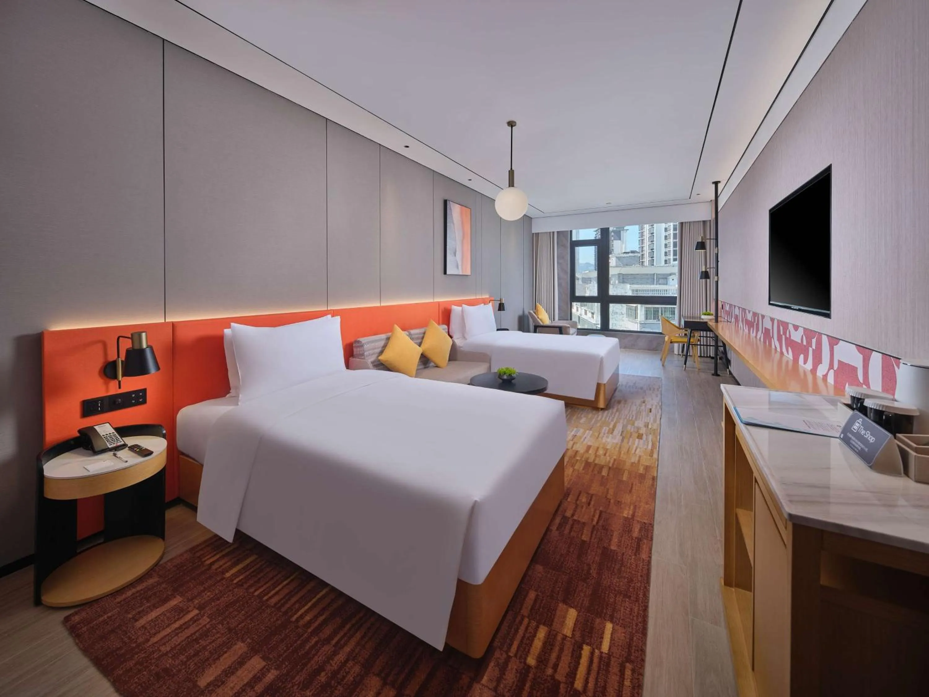 Bed in Hilton Garden Inn Xiamen Tong'An