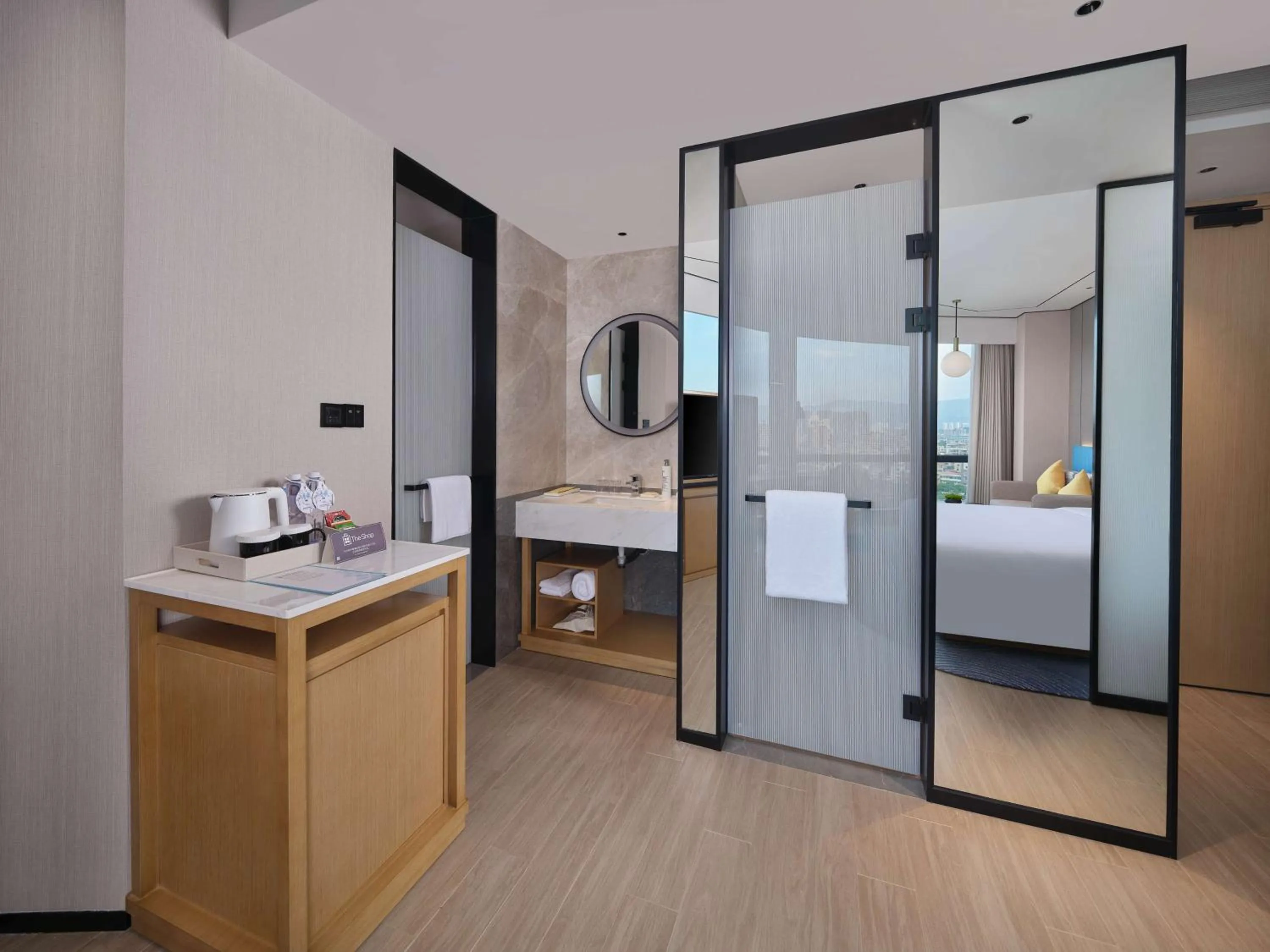 Bed in Hilton Garden Inn Xiamen Tong'An