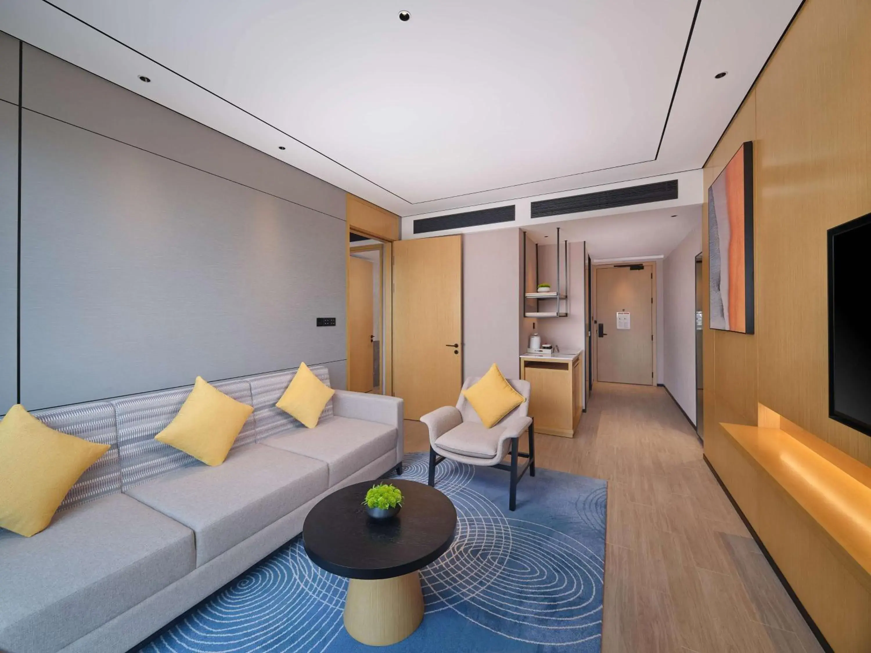 Living room in Hilton Garden Inn Xiamen Tong'An Living room in Hilton Garden Inn Xiamen Tong'An