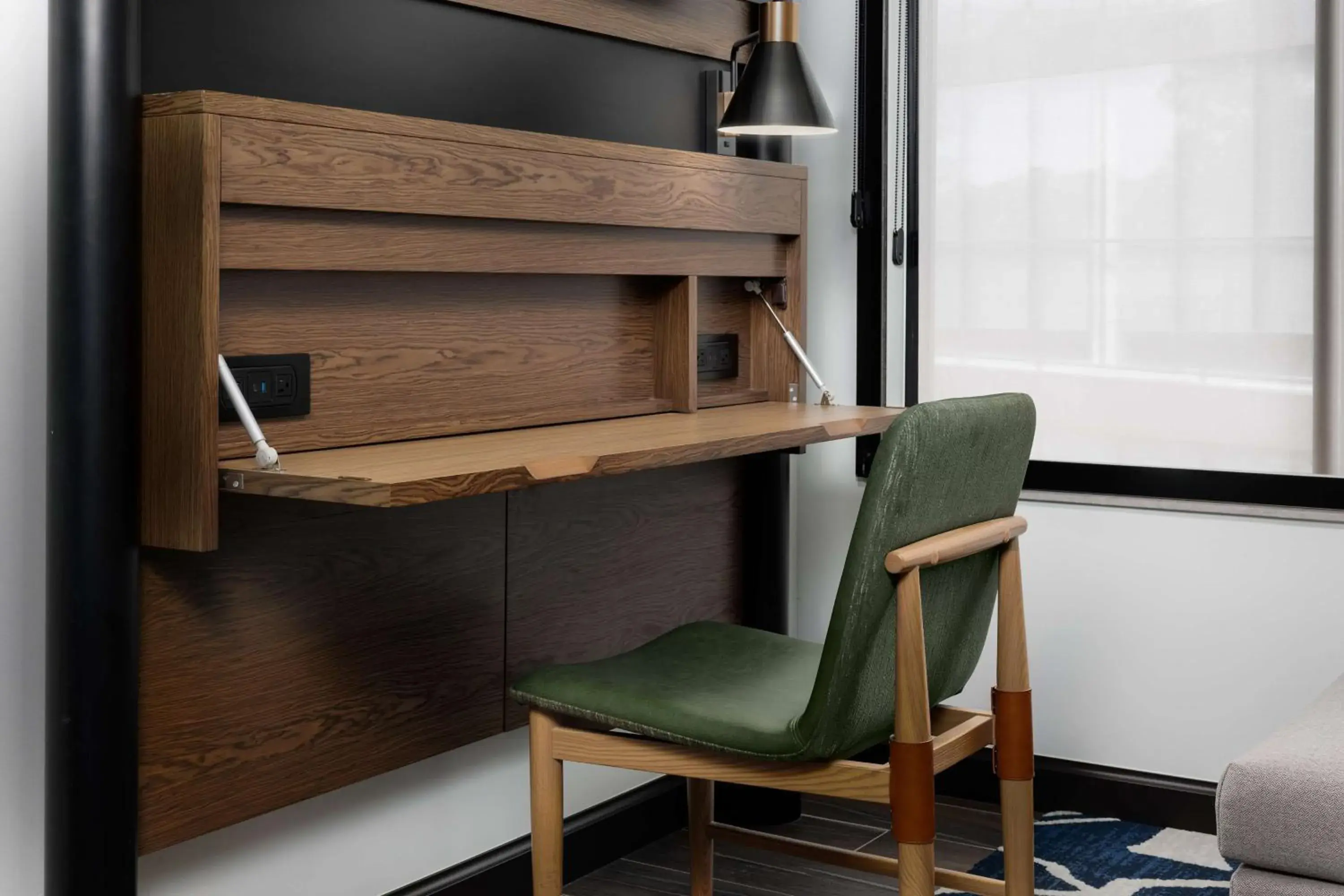 Corner Queen Room in Motto By Hilton Bentonville Downtown Corner Queen Room in Motto By Hilton Bentonville Downtown