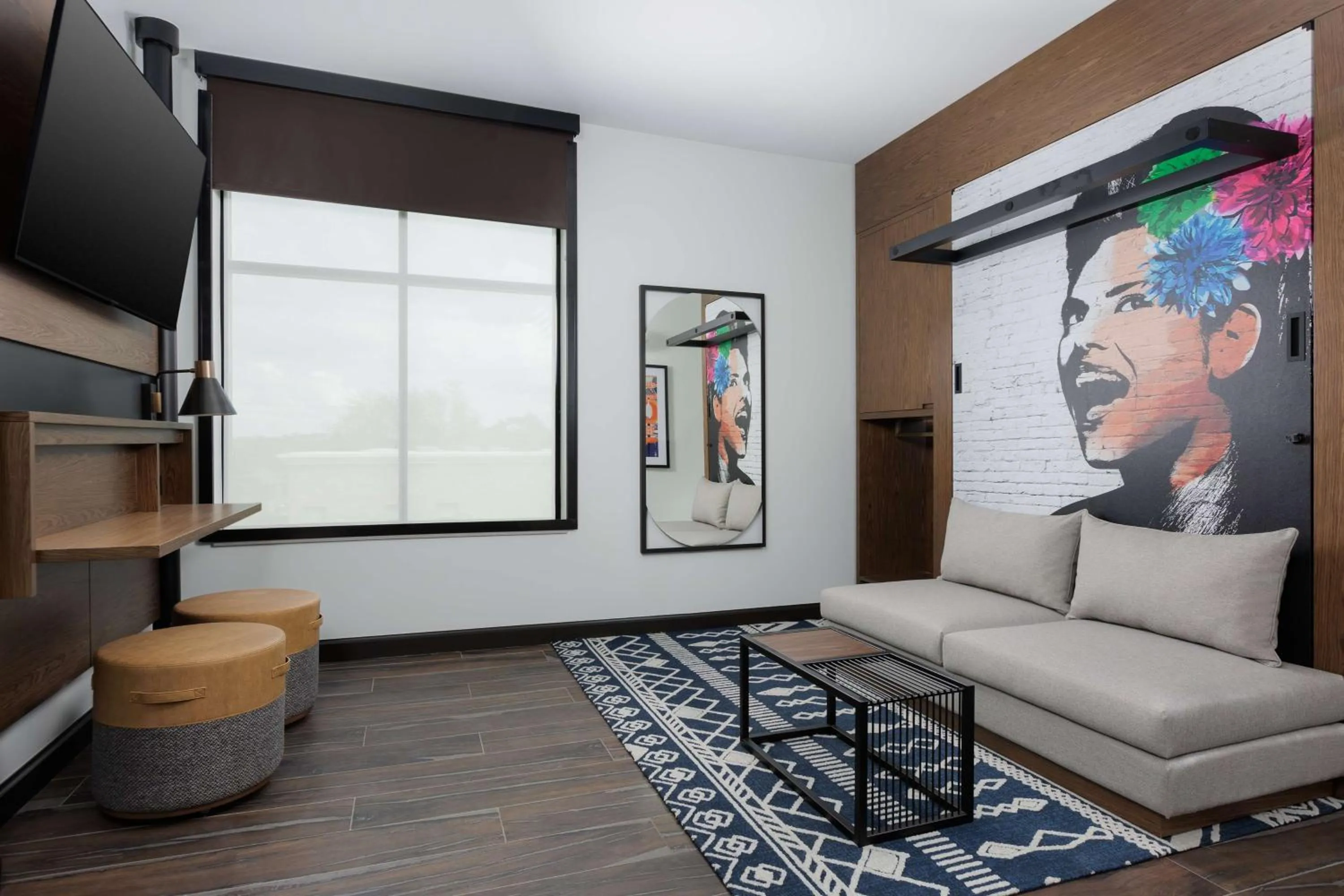 Living room in Motto By Hilton Bentonville Downtown