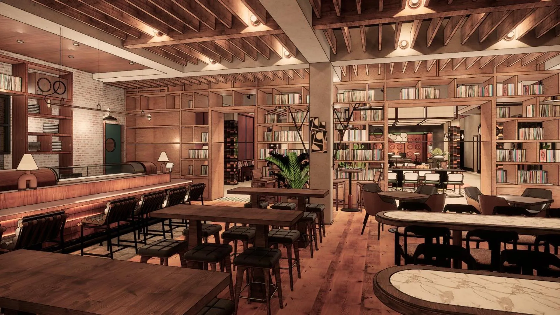 Restaurant/places to eat in Motto By Hilton Bentonville Downtown