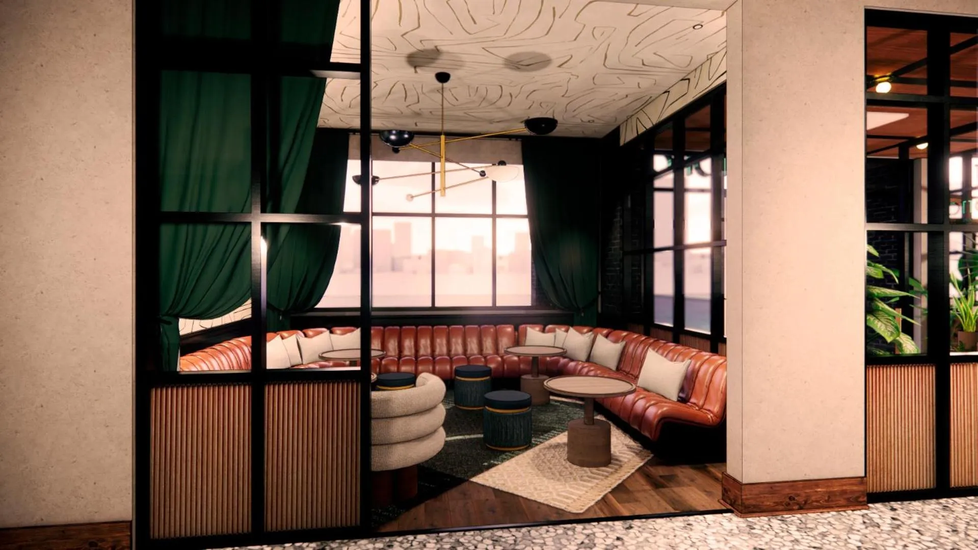 Lounge or bar in Motto By Hilton Bentonville Downtown