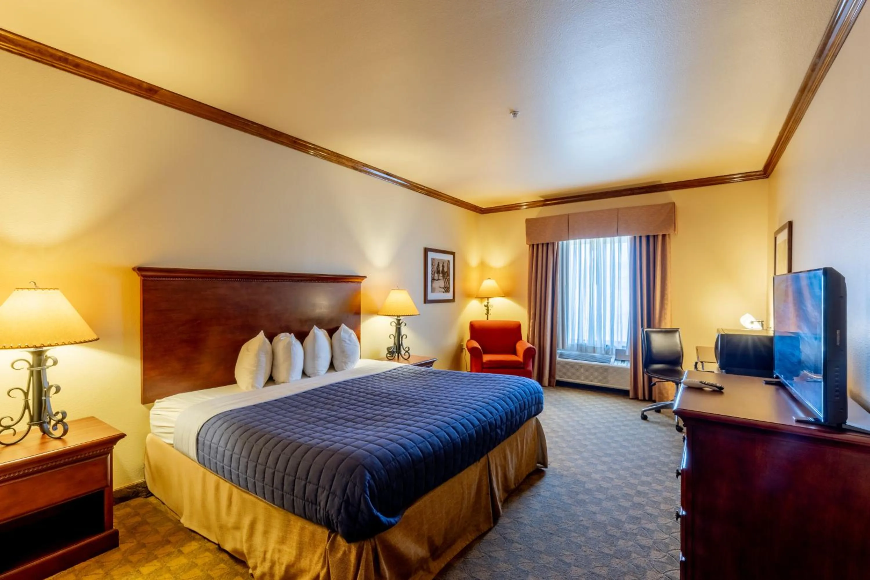 Bed in Hotel Texas Hallettsville