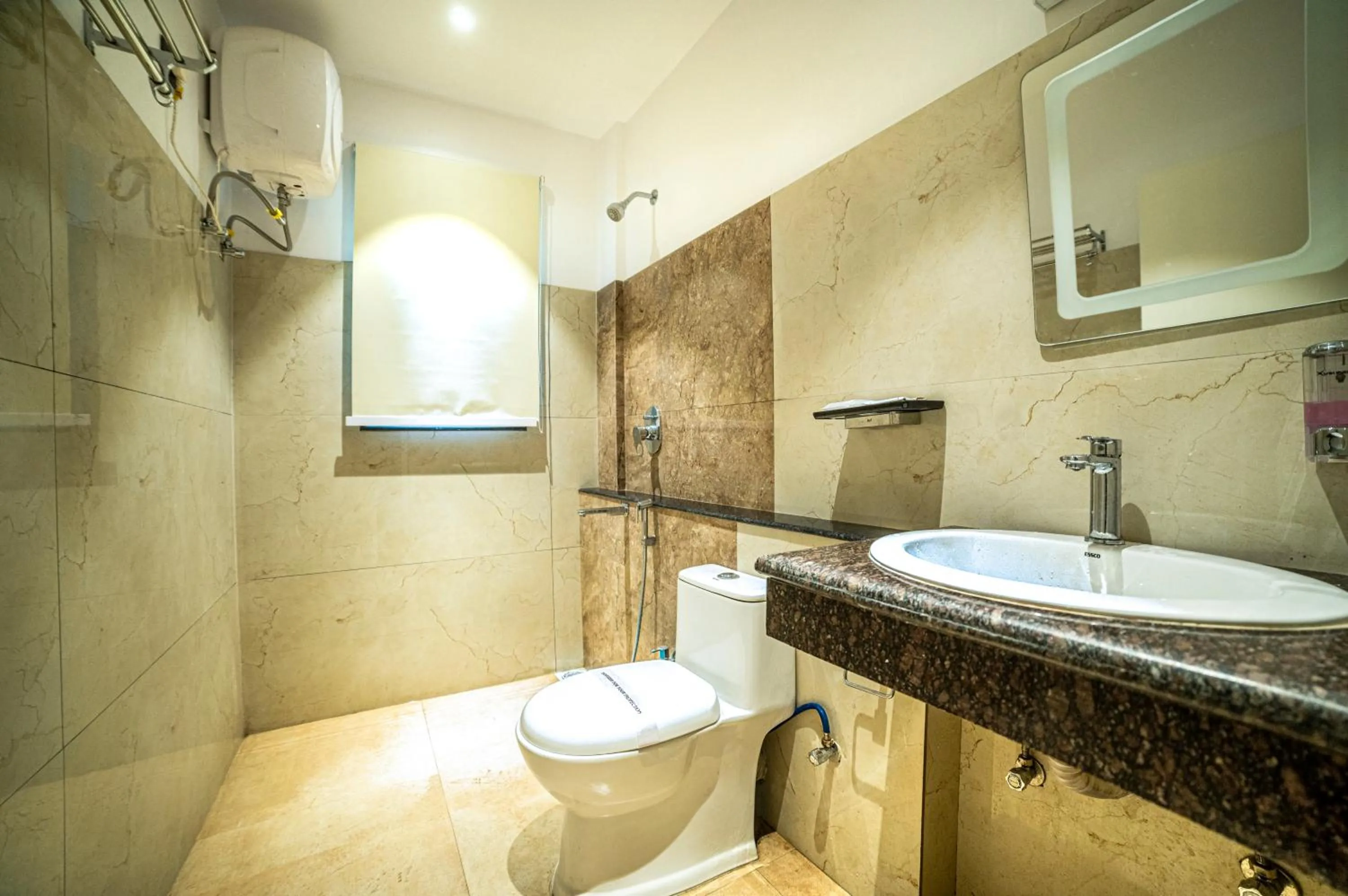 Bathroom in Hotel Alpha Omega