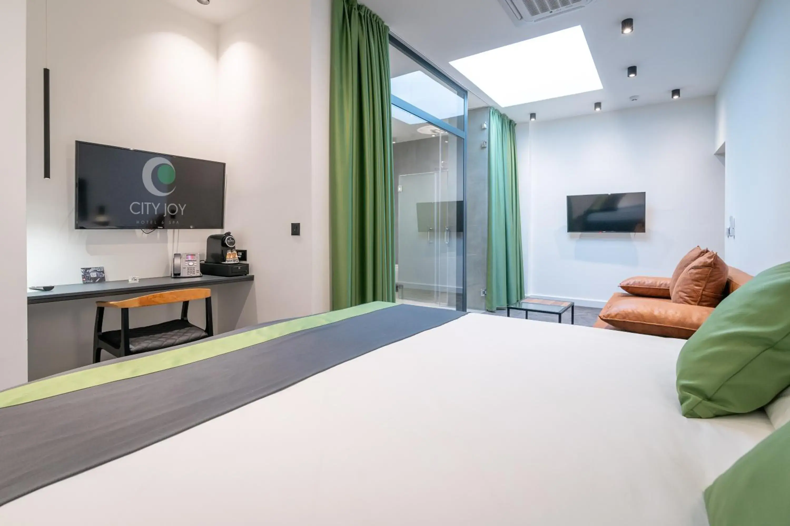 Photo of the whole room, Bed in City Joy - sports Center Tasmajdan Photo of the whole room, Bed in City Joy - sports Center Tasmajdan