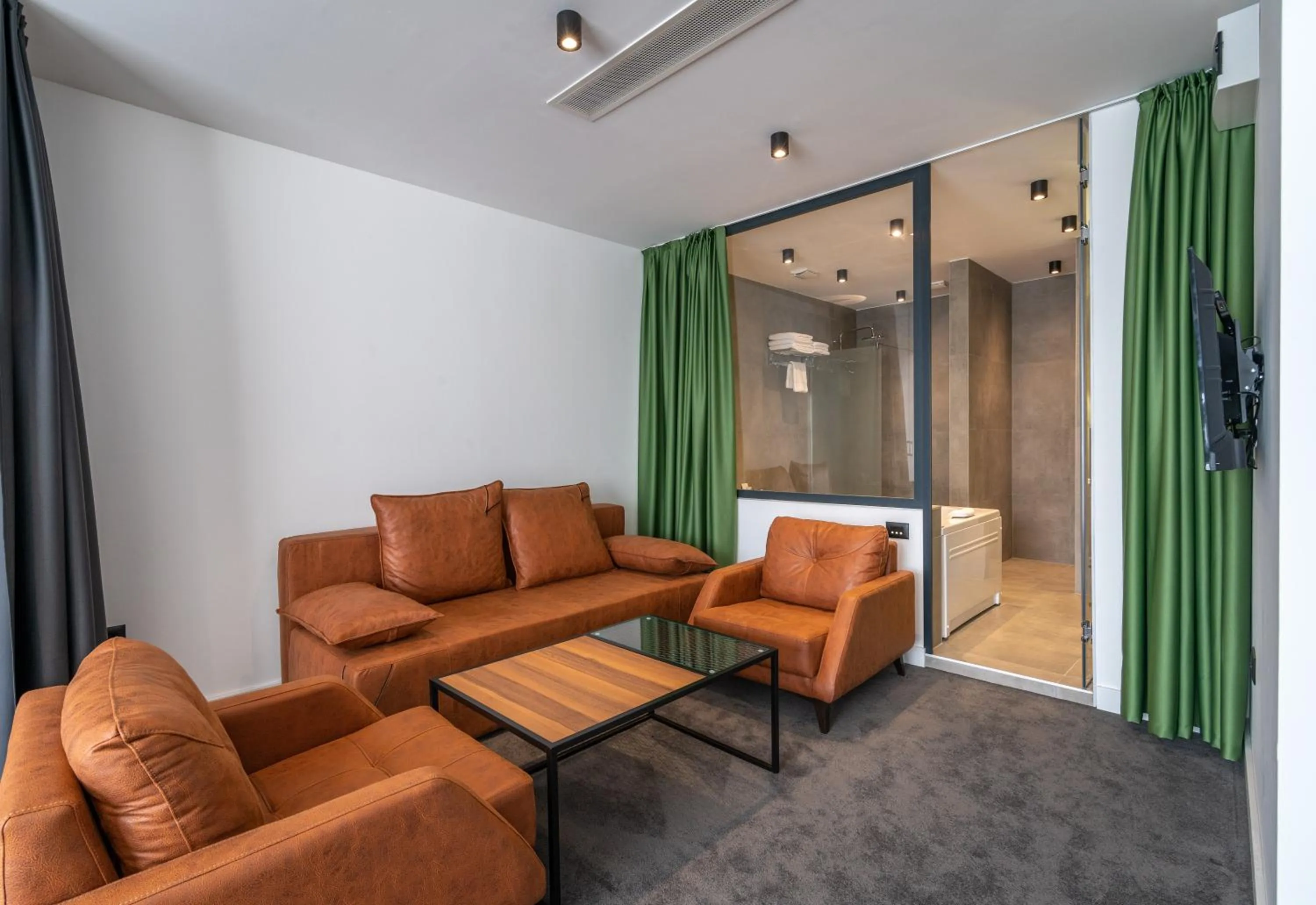 Seating area in City Joy - sports Center Tasmajdan