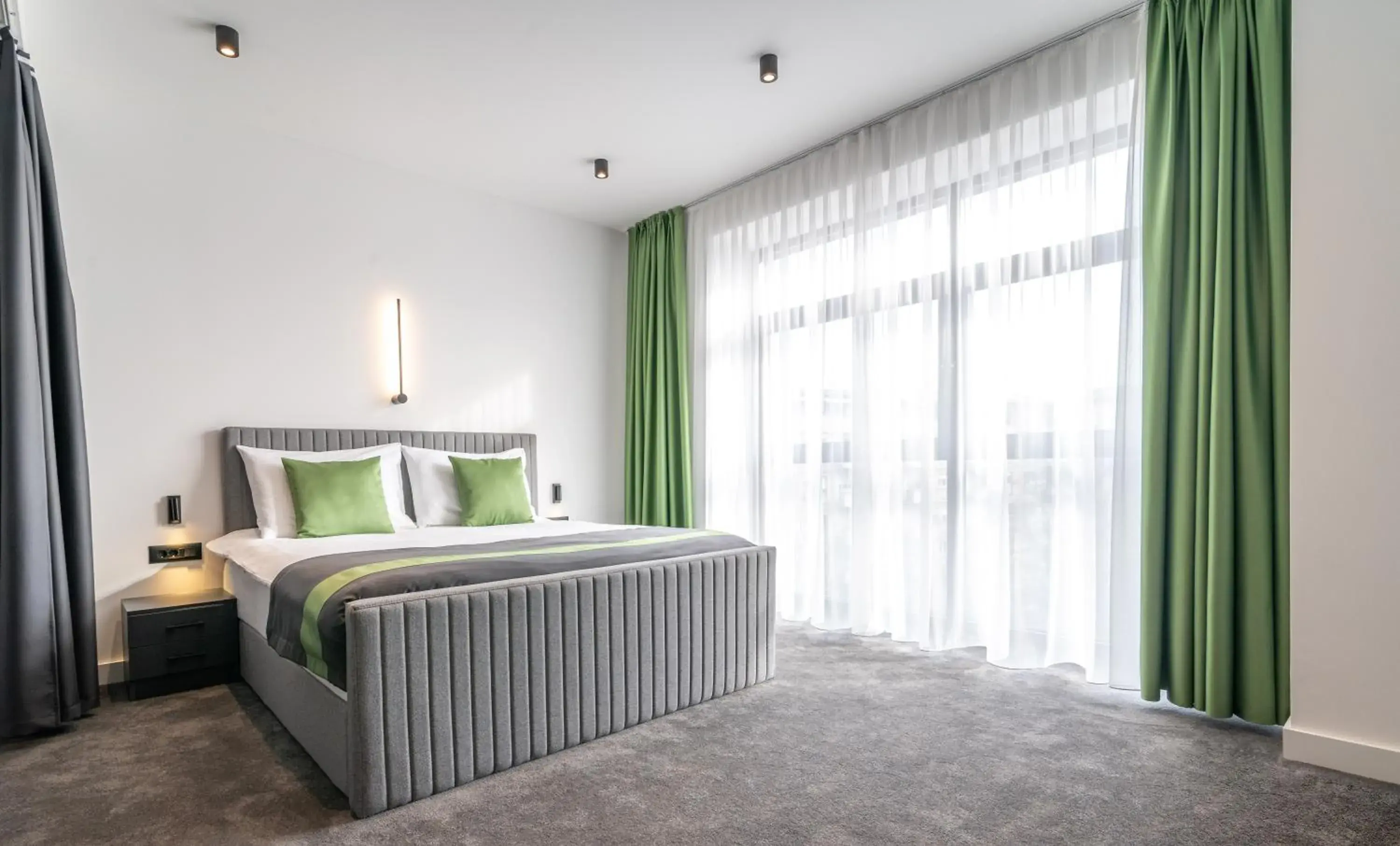 Photo of the whole room, Bed in City Joy - sports Center Tasmajdan Photo of the whole room, Bed in City Joy - sports Center Tasmajdan