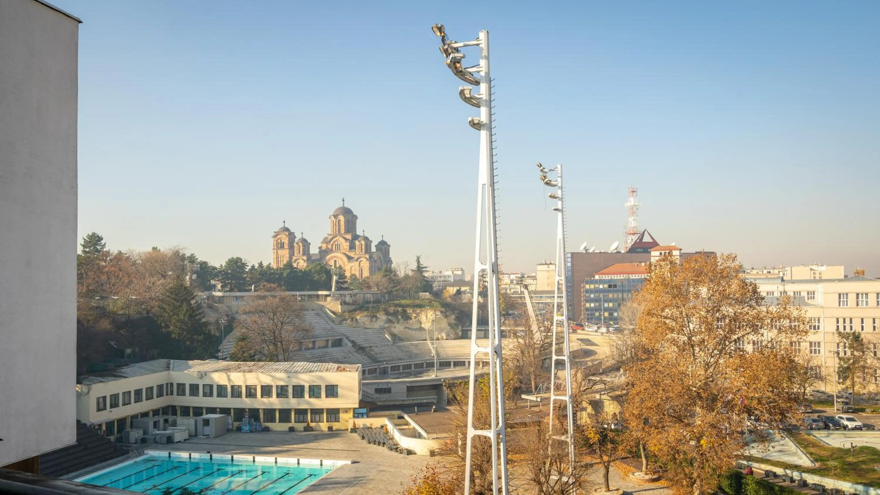 View (from property/room) in City Joy - sports Center Tasmajdan