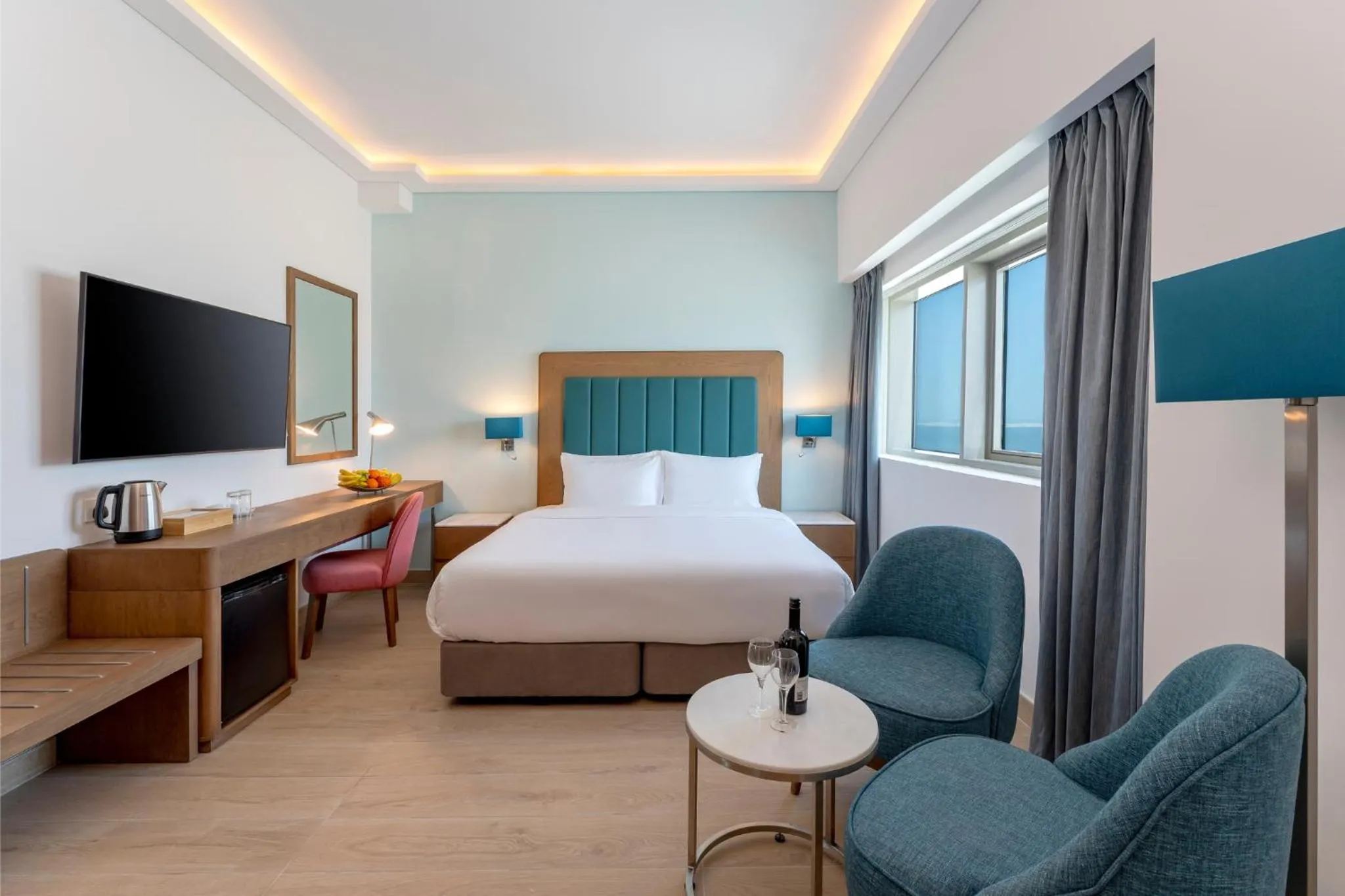 Bedroom, Bed in Sea Point Hotel Dubai Islands Formerly Park Regis by Prince