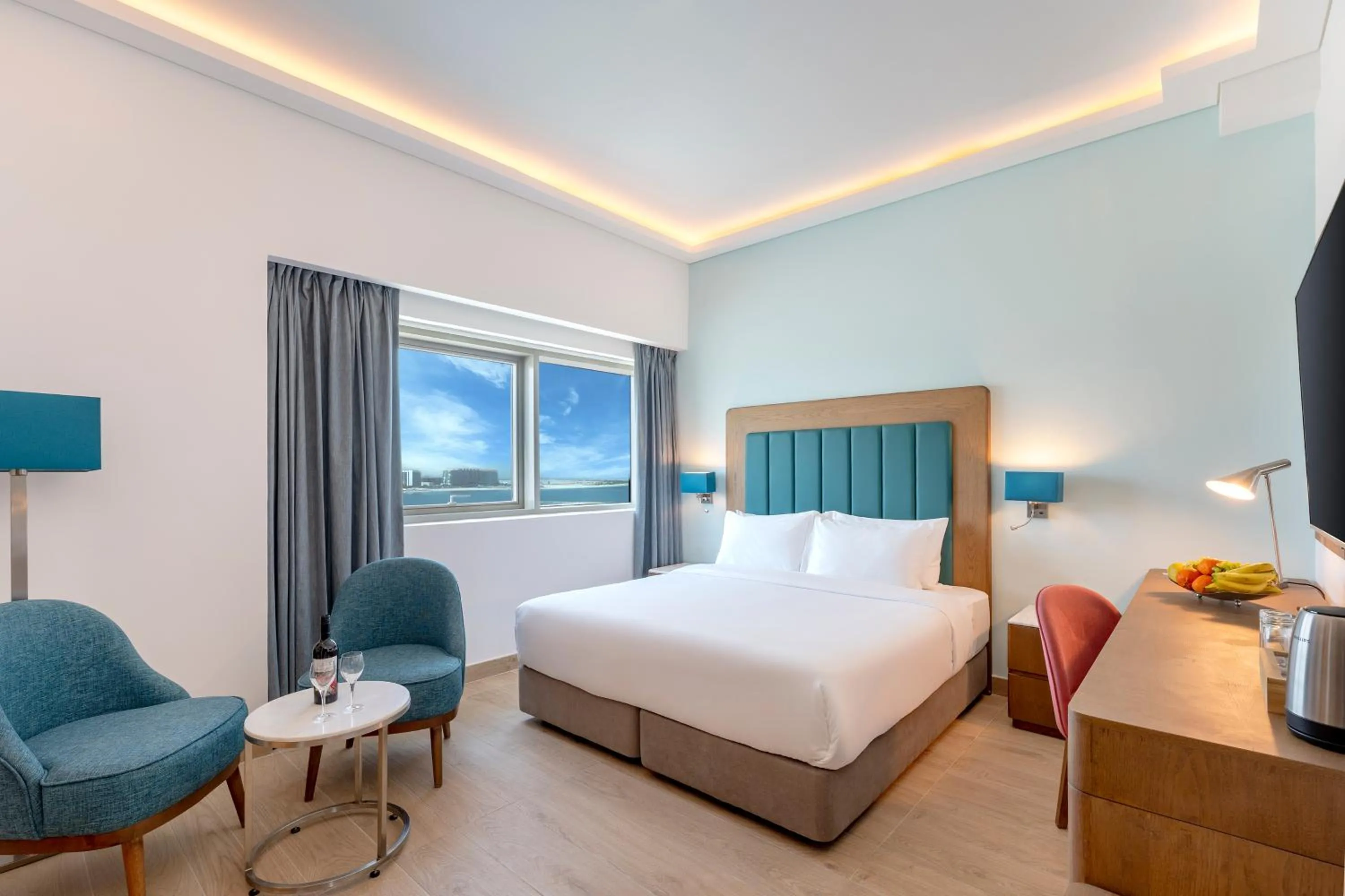 Bedroom, Bed in Sea Point Hotel Dubai Islands Formerly Park Regis by Prince