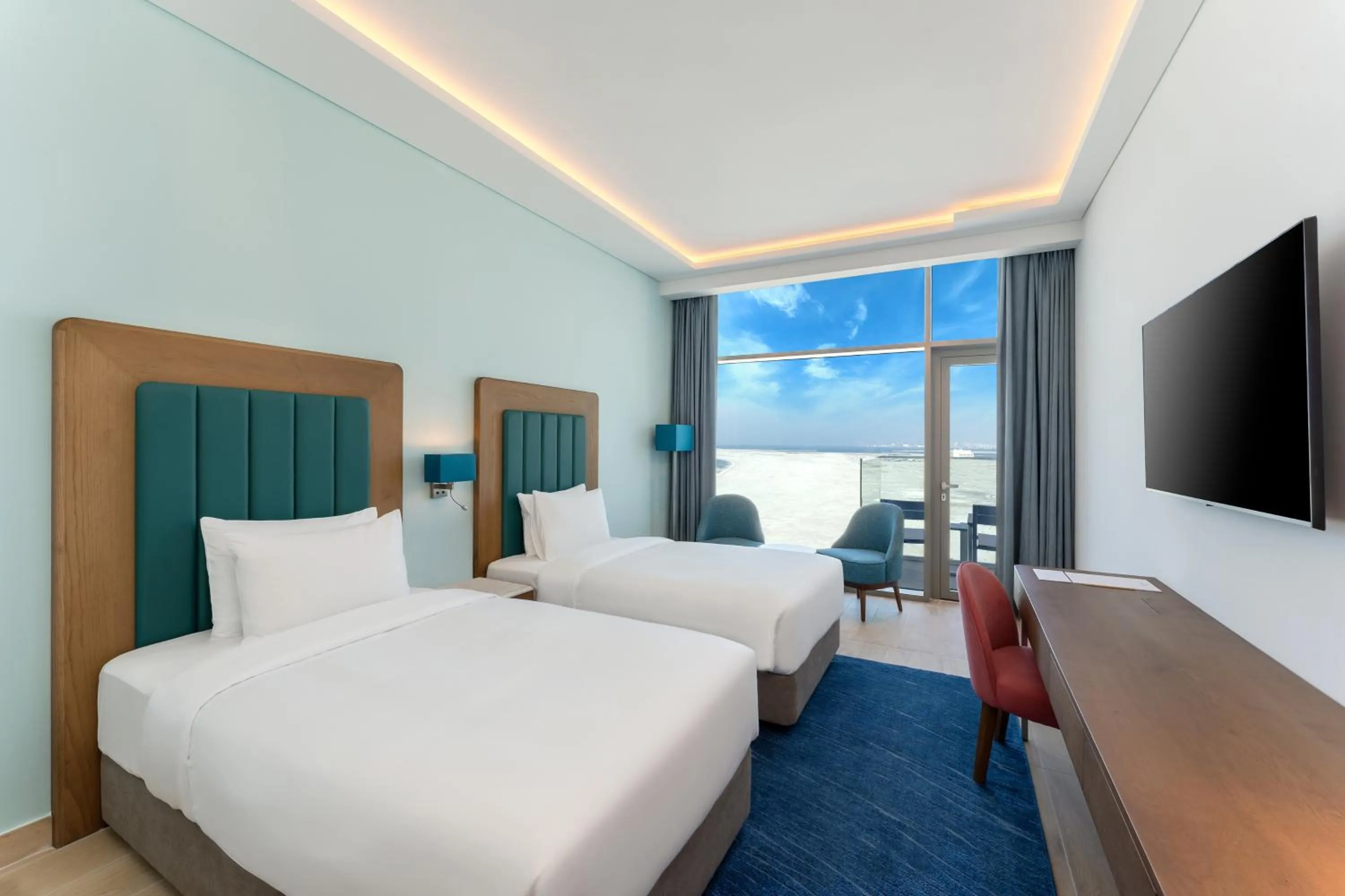 Bedroom, Bed in Sea Point Hotel Dubai Islands Formerly Park Regis by Prince