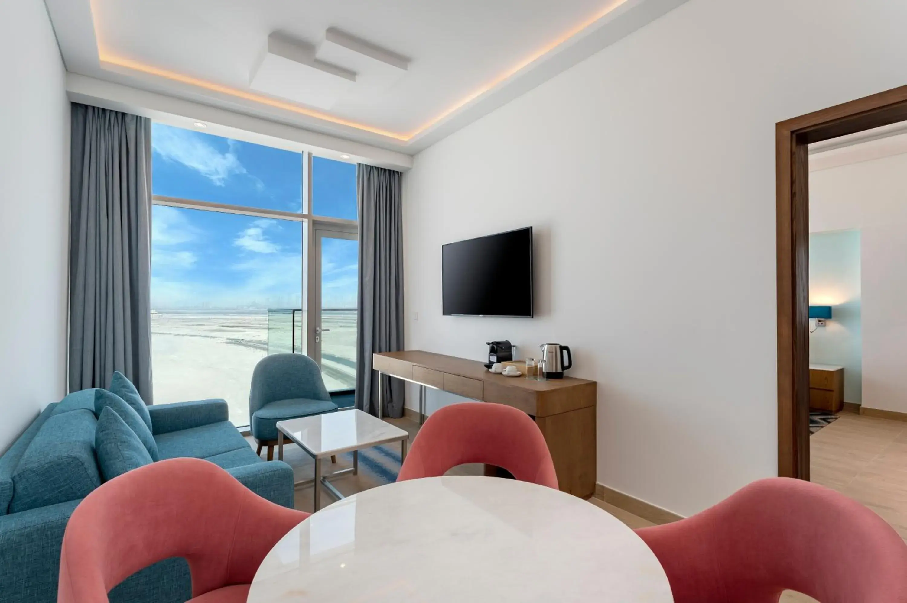 Living room in Sea Point Hotel Dubai Islands Formerly Park Regis by Prince Living room in Sea Point Hotel Dubai Islands Formerly Park Regis by Prince