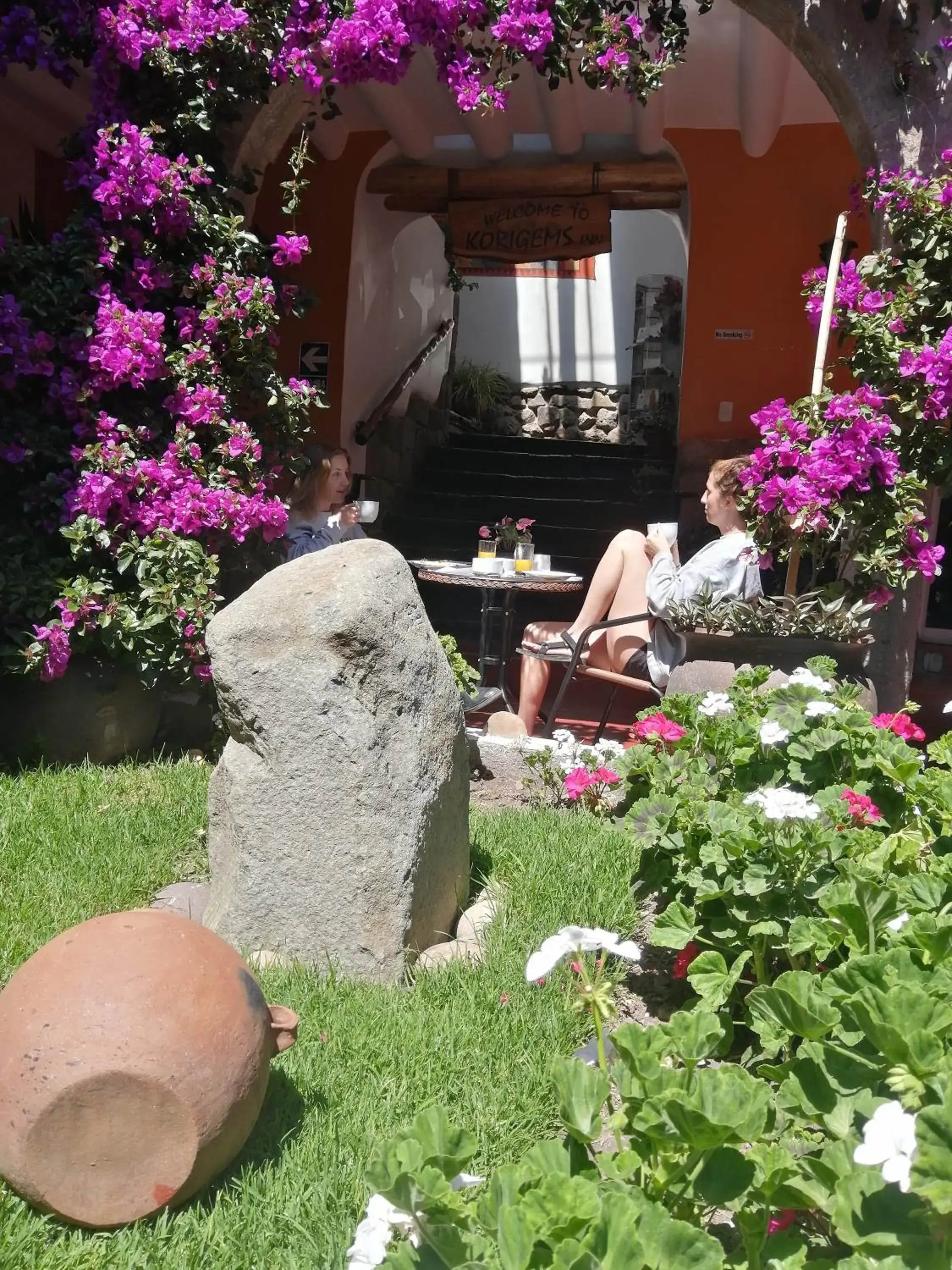 Garden in Kori Gems Inn Garden in Kori Gems Inn