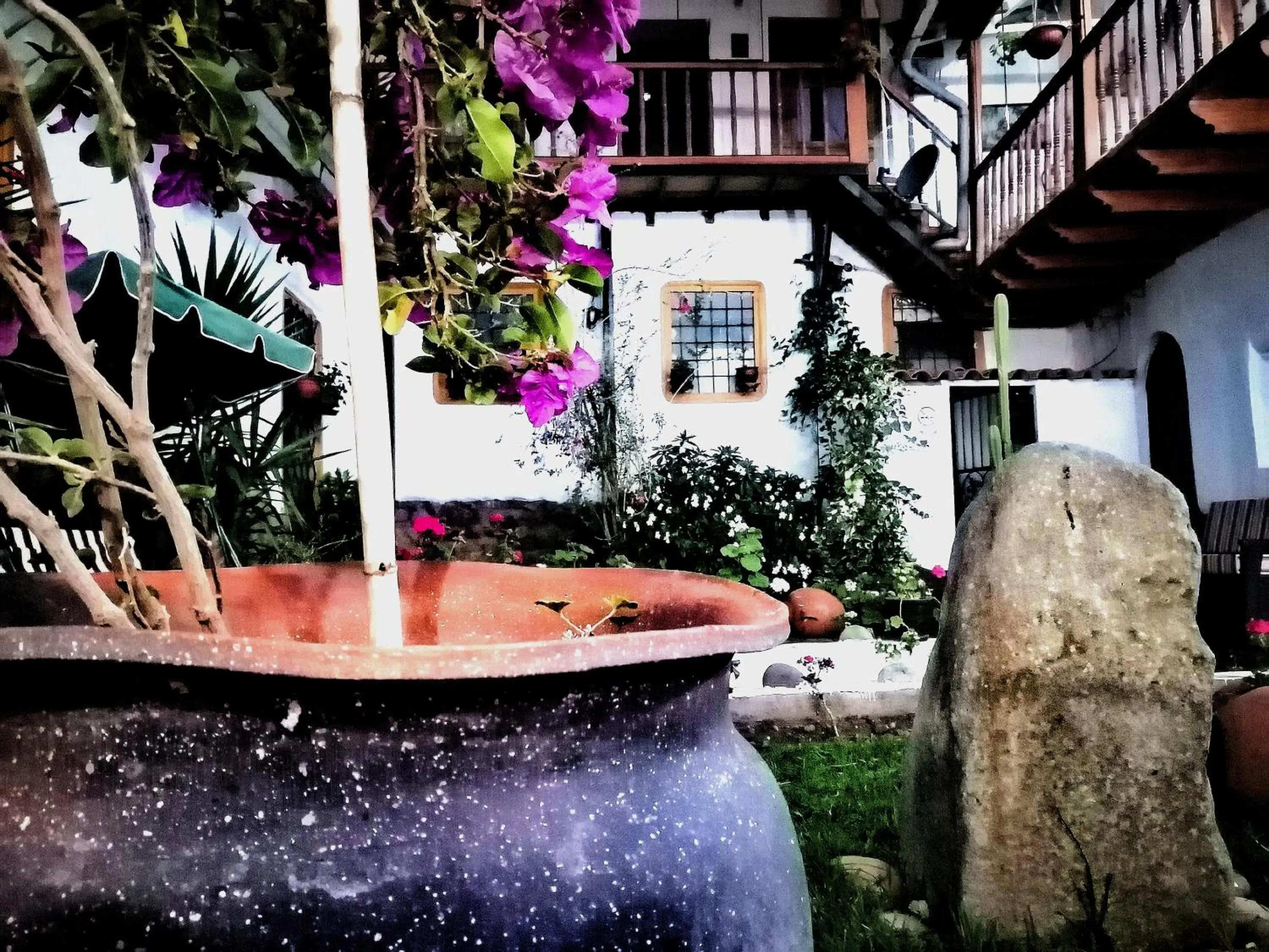 Garden view in Kori Gems Inn Garden view in Kori Gems Inn