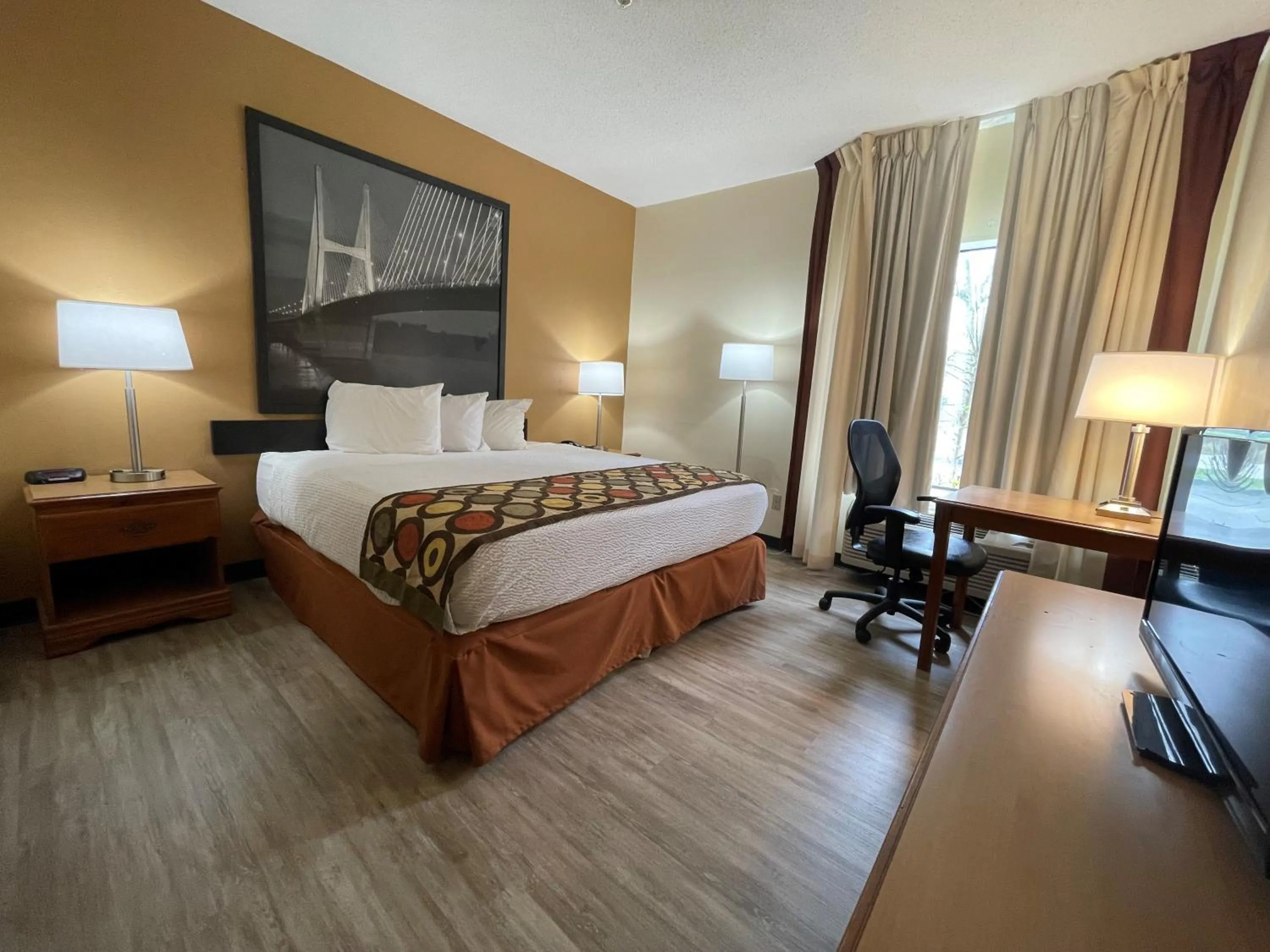 Bed in Super 8 by Wyndham Pevely