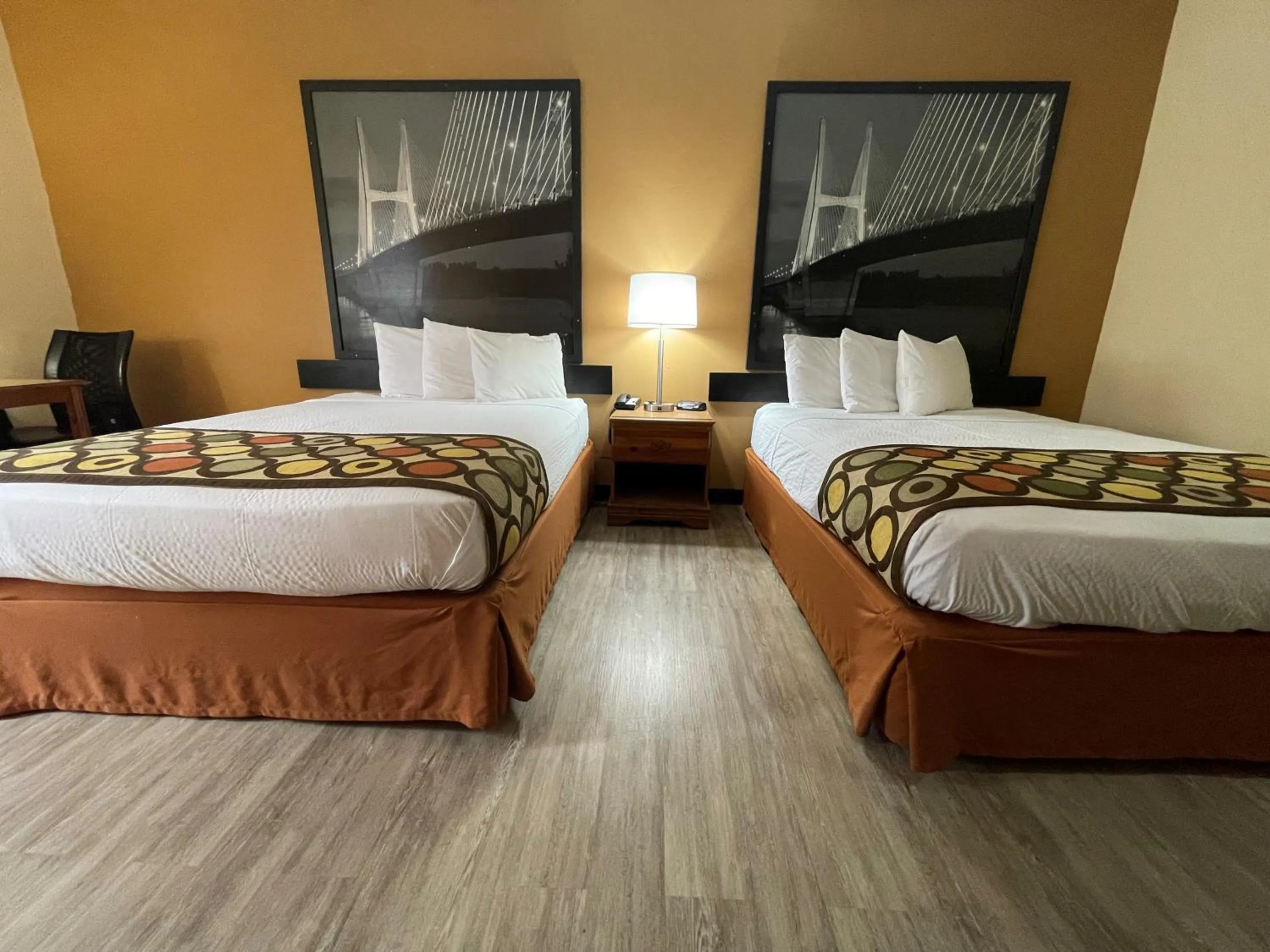 Bed in Super 8 by Wyndham Pevely