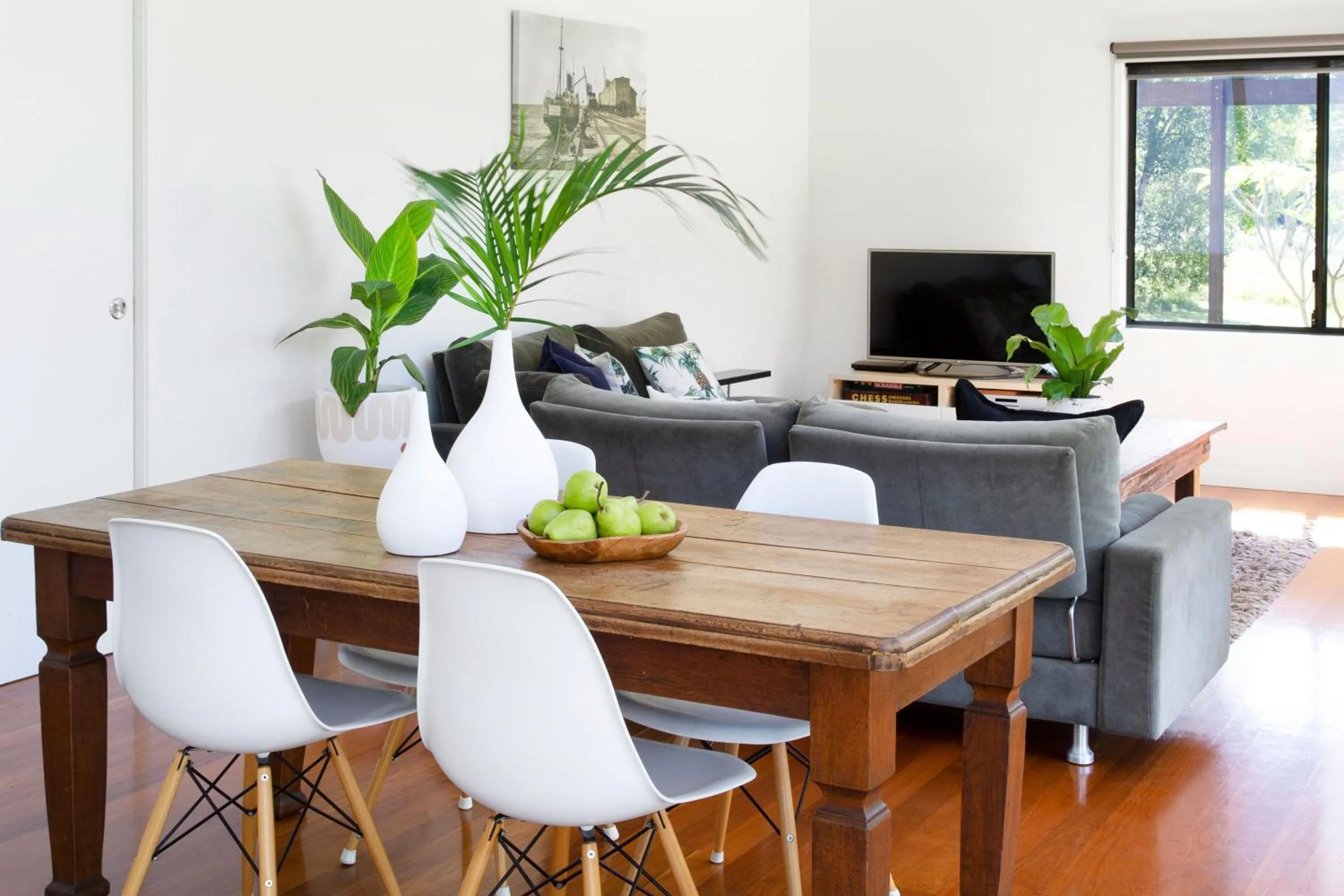 Living room in Lily Pad at Byron Bay