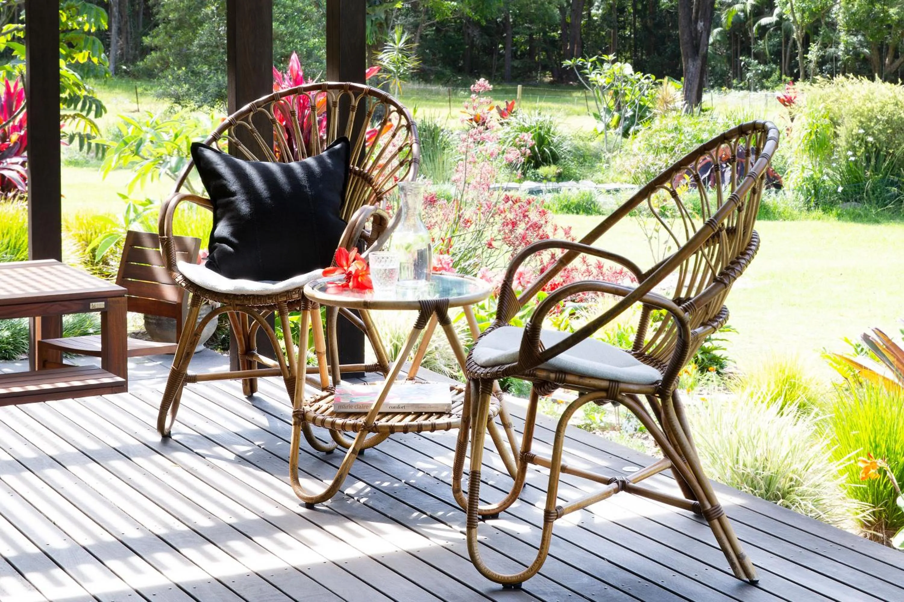 Patio in Lily Pad at Byron Bay