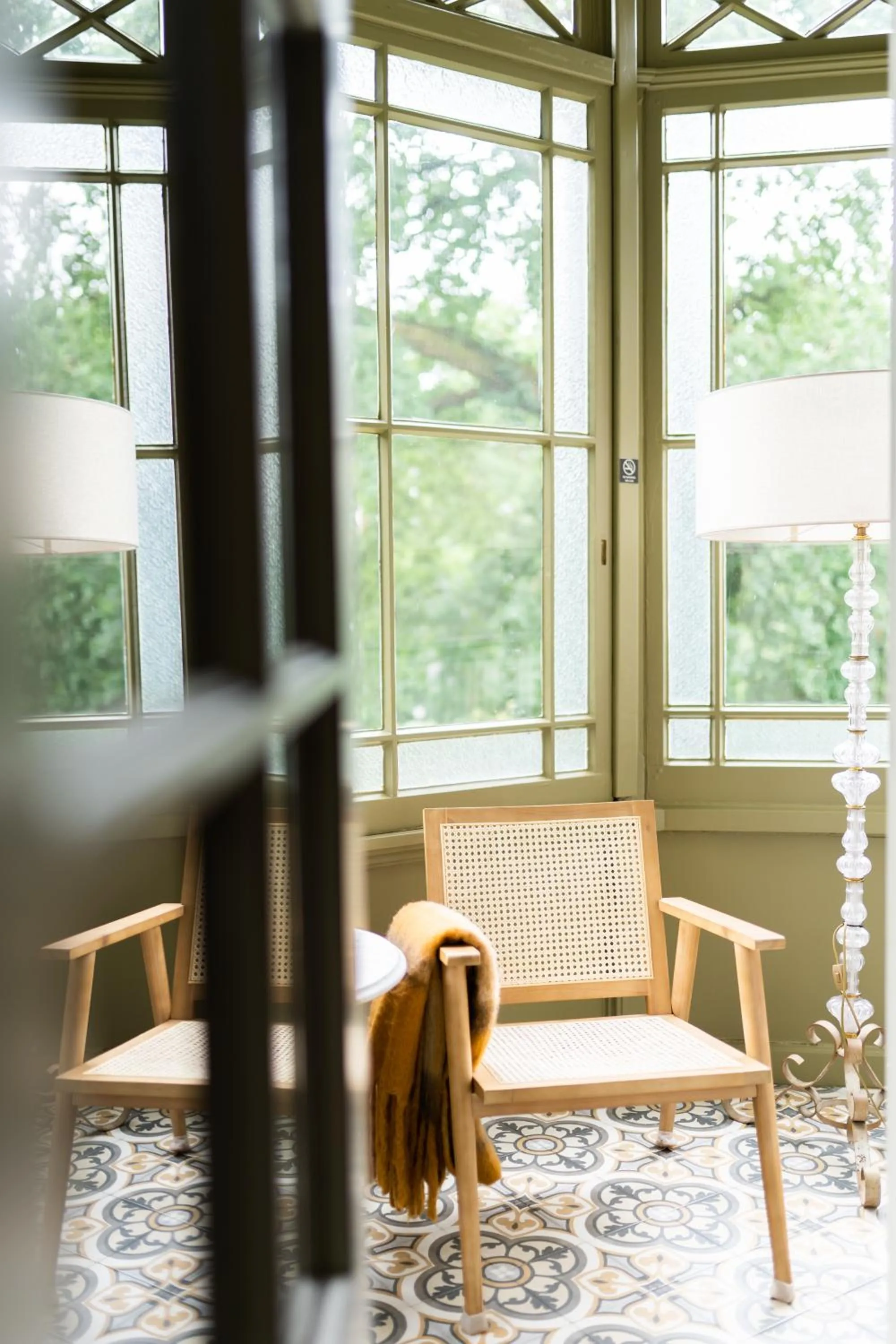 Garden view in Boutique hotel Villa Trompenberg