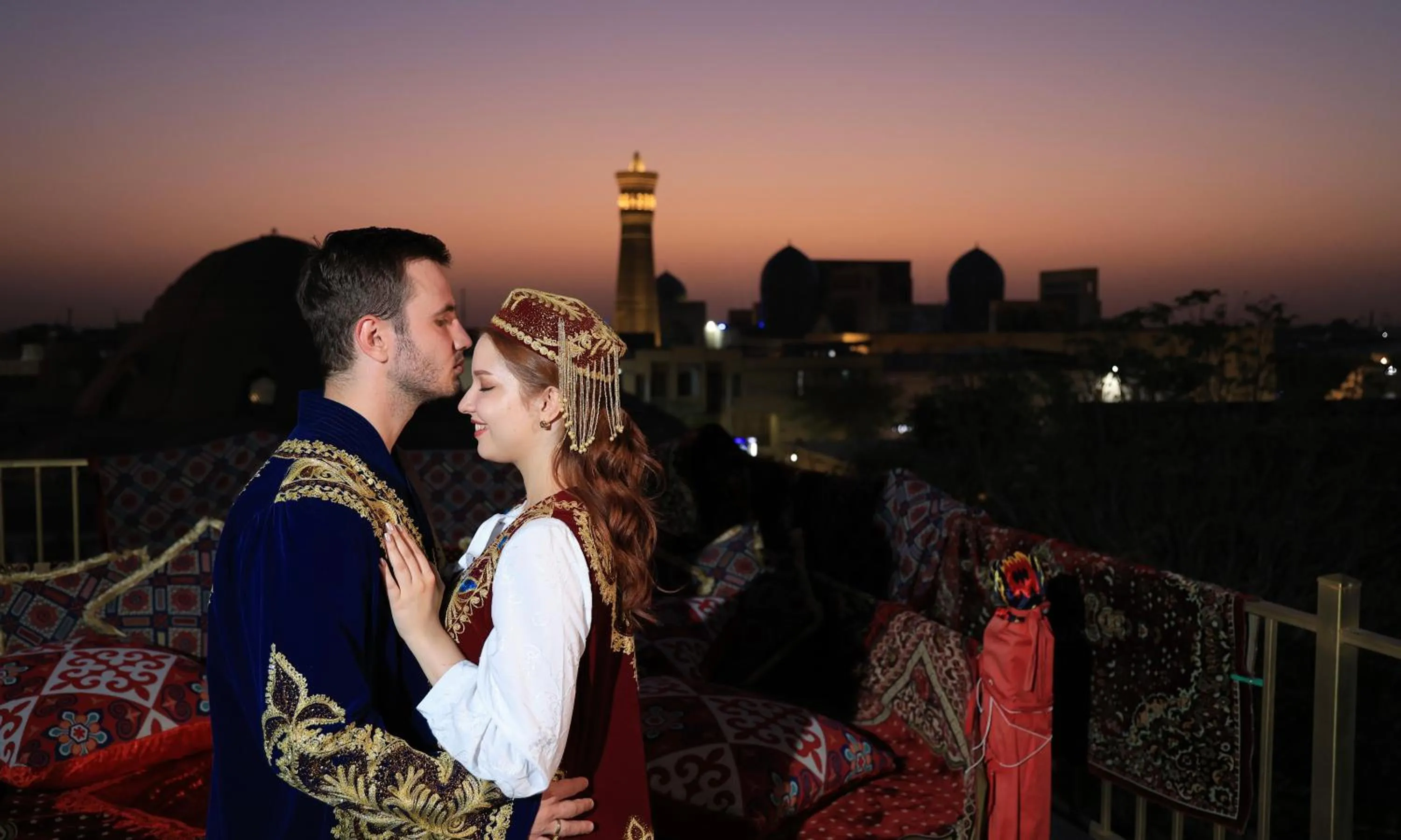 Sunset in NANOSH EAST HOTEL