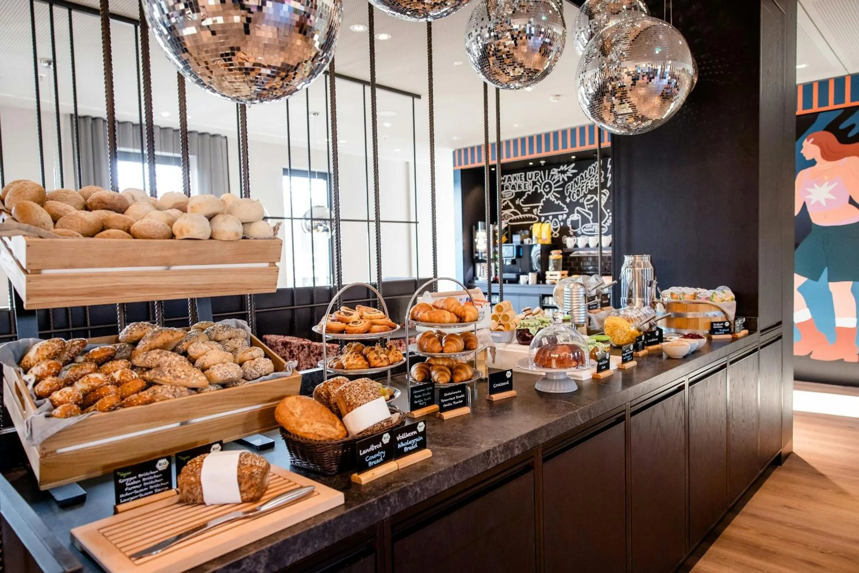 Buffet breakfast in Motel One Berlin-Potsdamer Platz