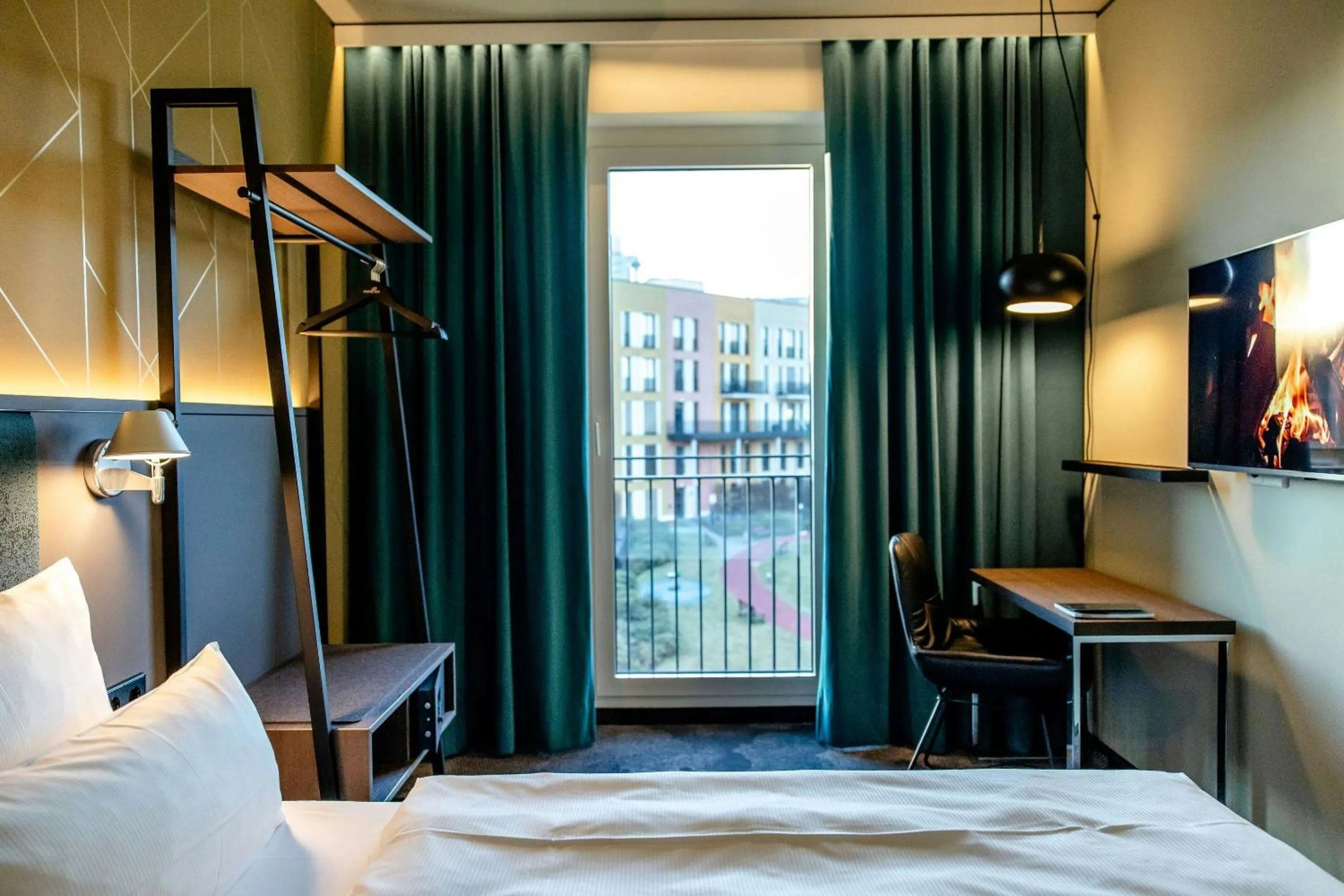 Photo of the whole room, Bed in Motel One Berlin-Potsdamer Platz