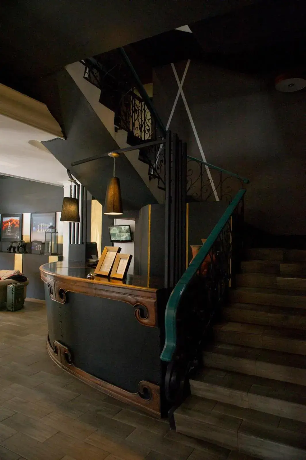 Lobby or reception in Hotel Internacional Lobby or reception in Hotel Internacional