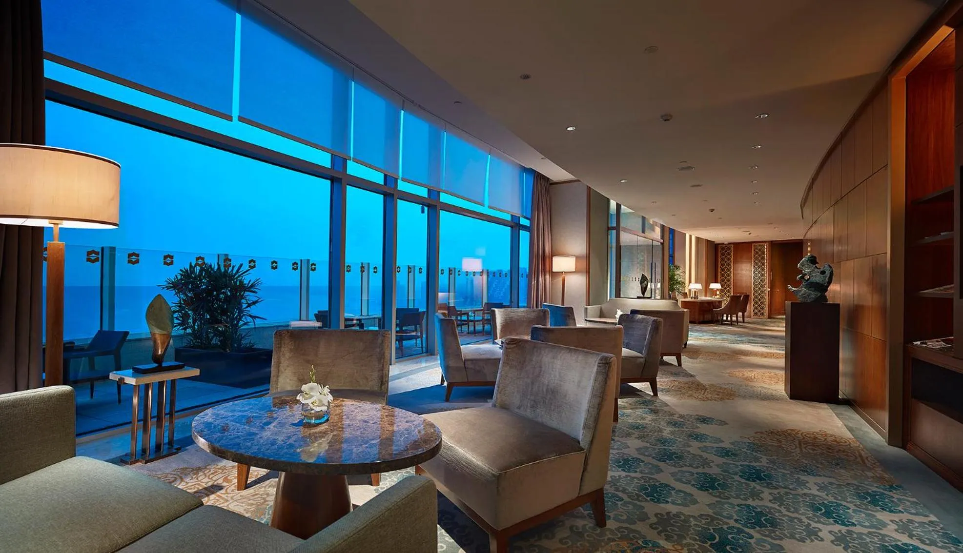 Seating area in Shangri-La Qinhuangdao