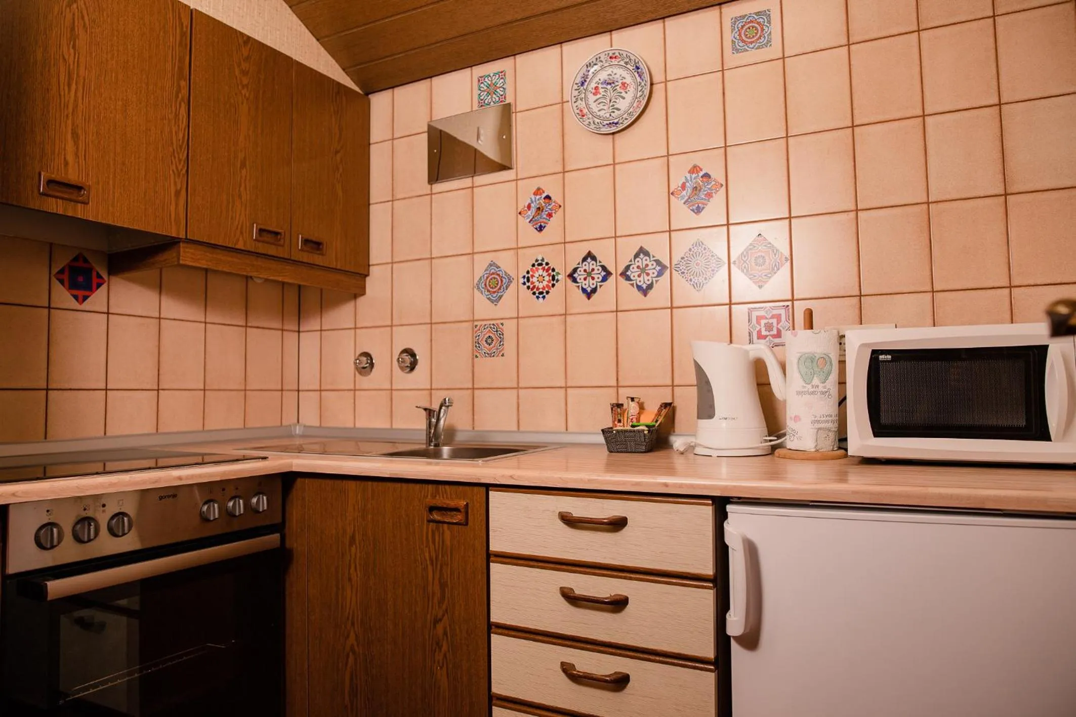 Kitchen or kitchenette in Hotel St. Georg
