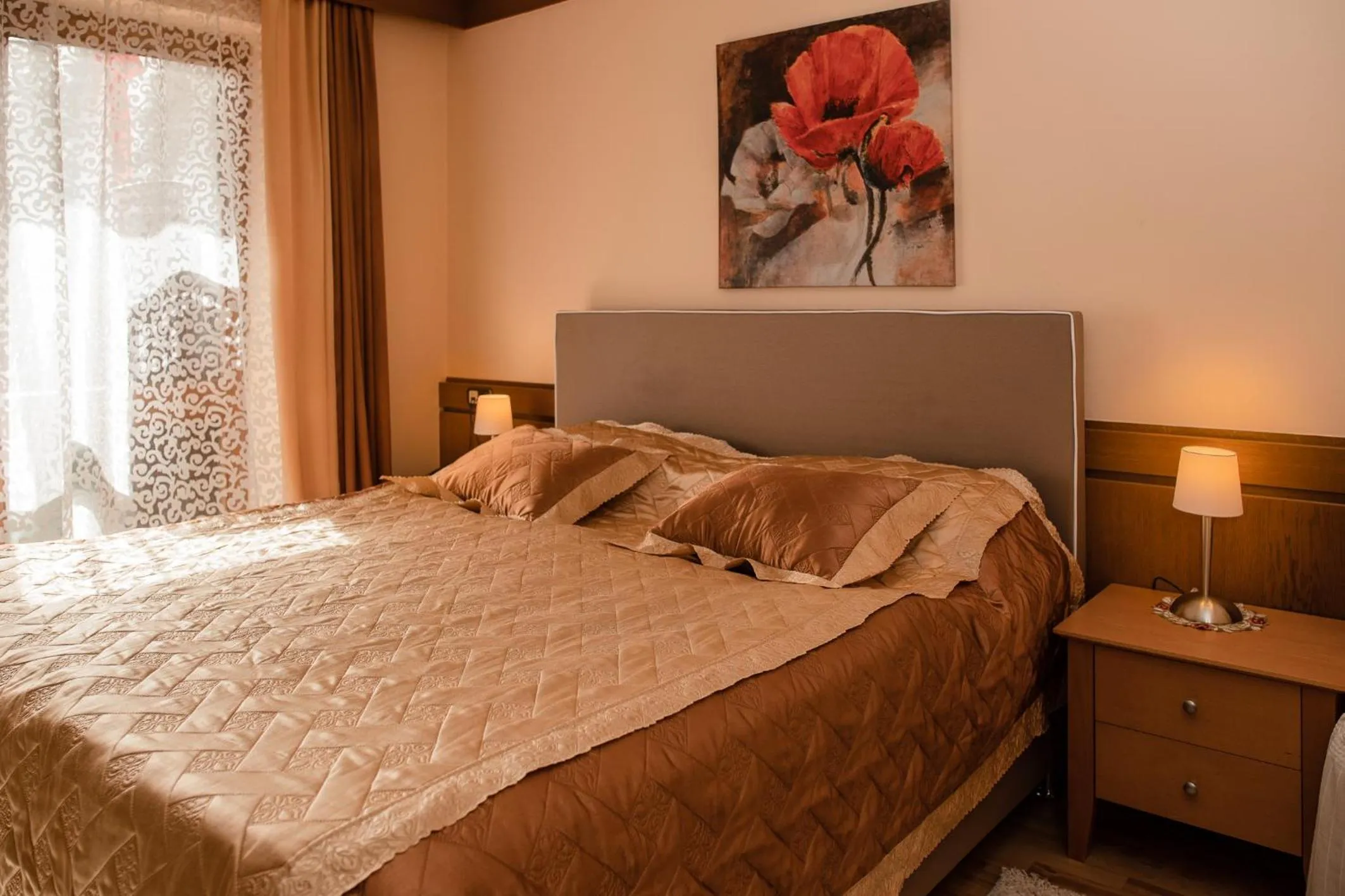 Bed in Hotel St. Georg