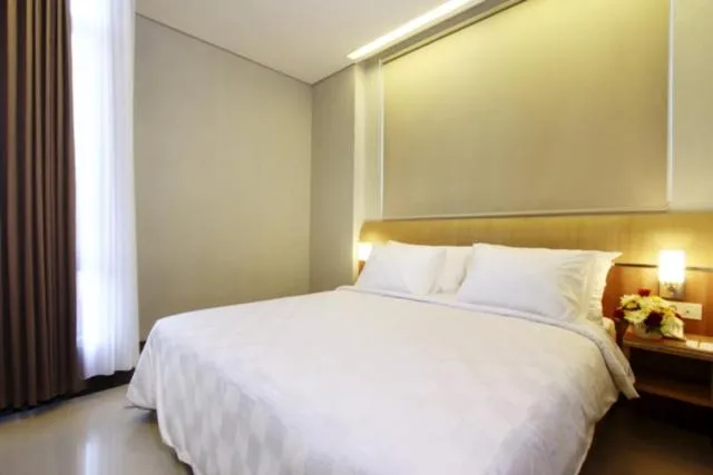 Bed in D'Kalpa Hotel Demangan Yogyakarta