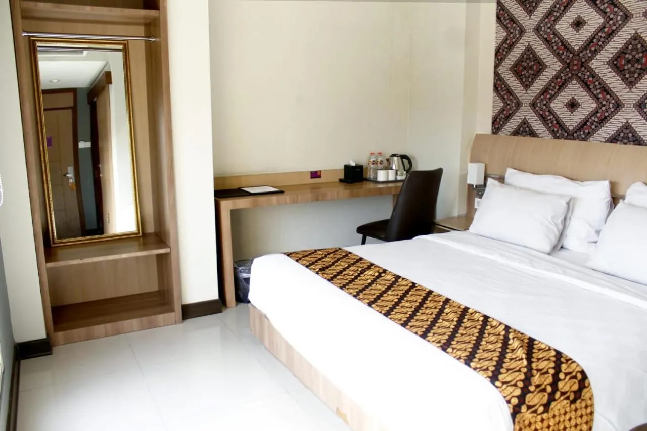 Bed in D'Kalpa Hotel Demangan Yogyakarta