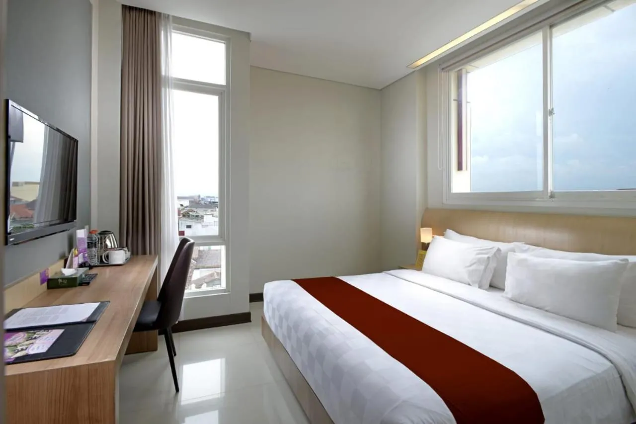 Bed in D'Kalpa Hotel Demangan Yogyakarta