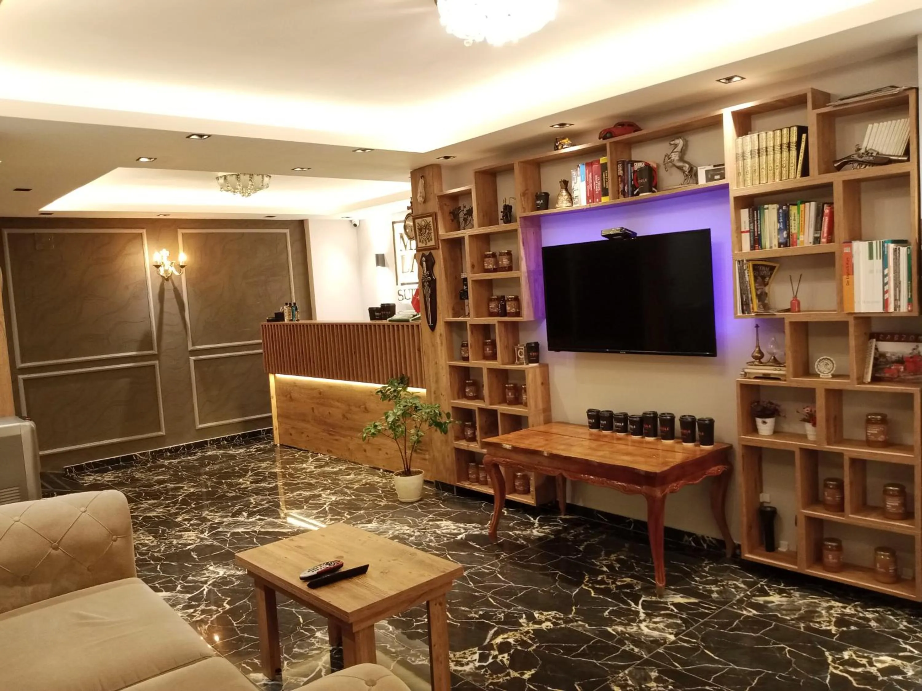 Lobby or reception in MİLA SUİTE