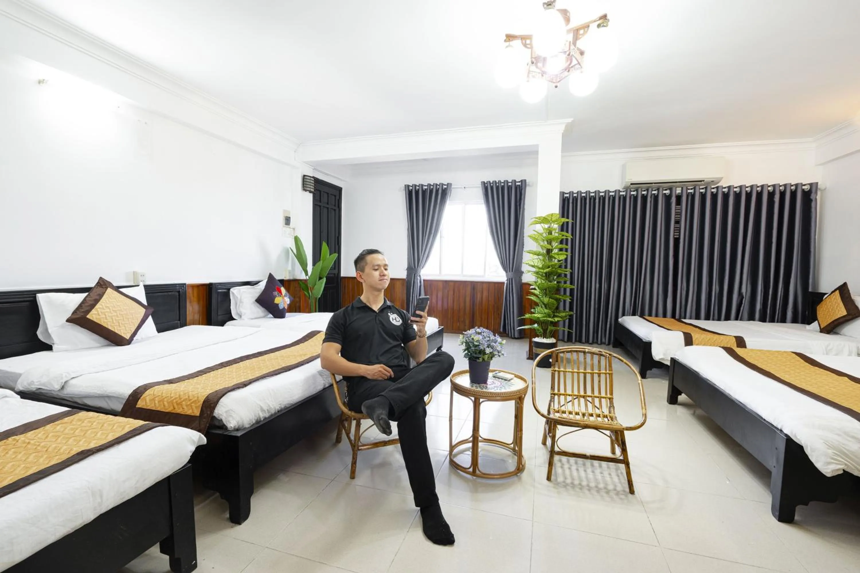 Bed in Casablanca Hotel