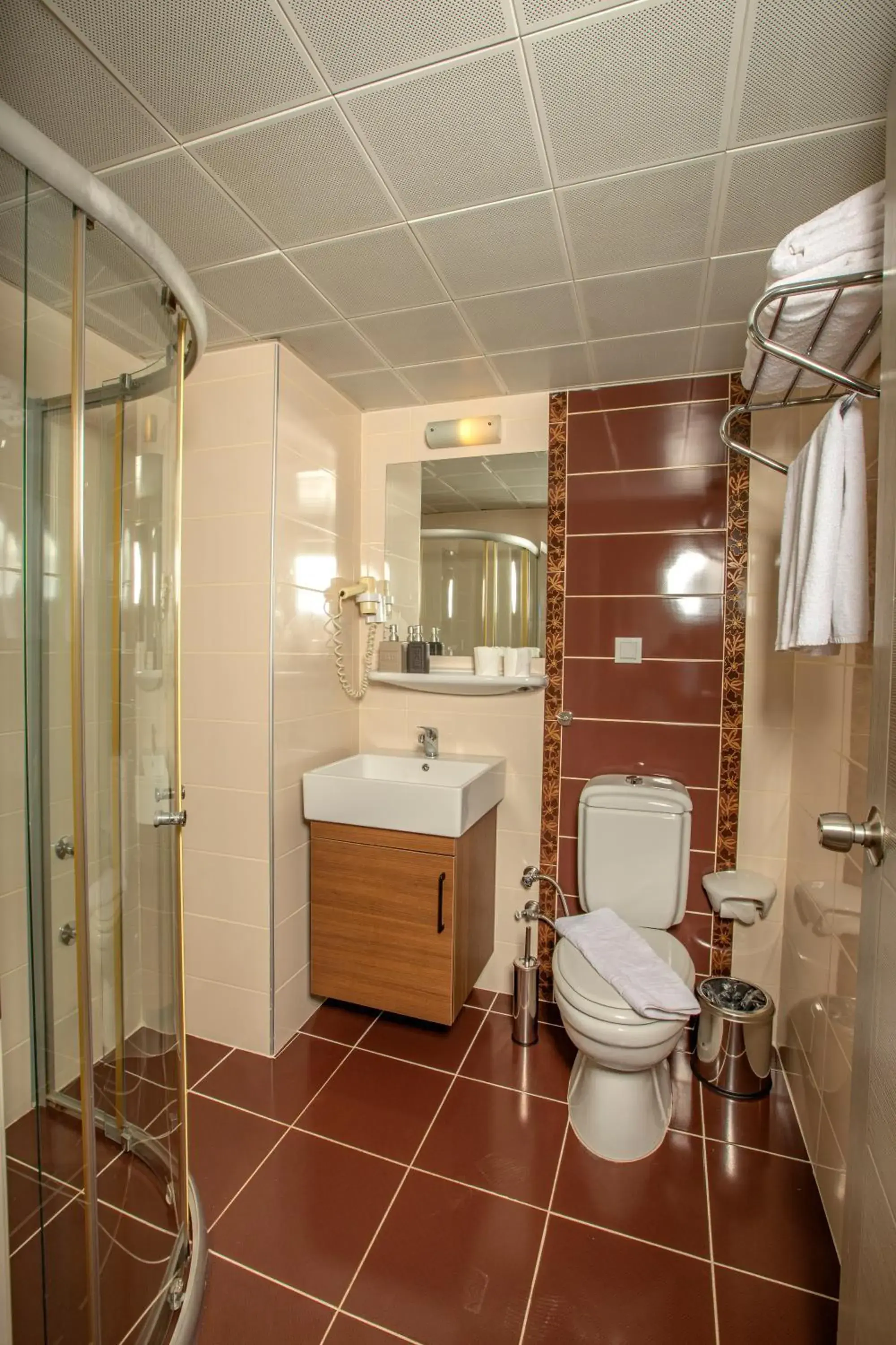 Bathroom in Perle Apart Hotel Bathroom in Perle Apart Hotel