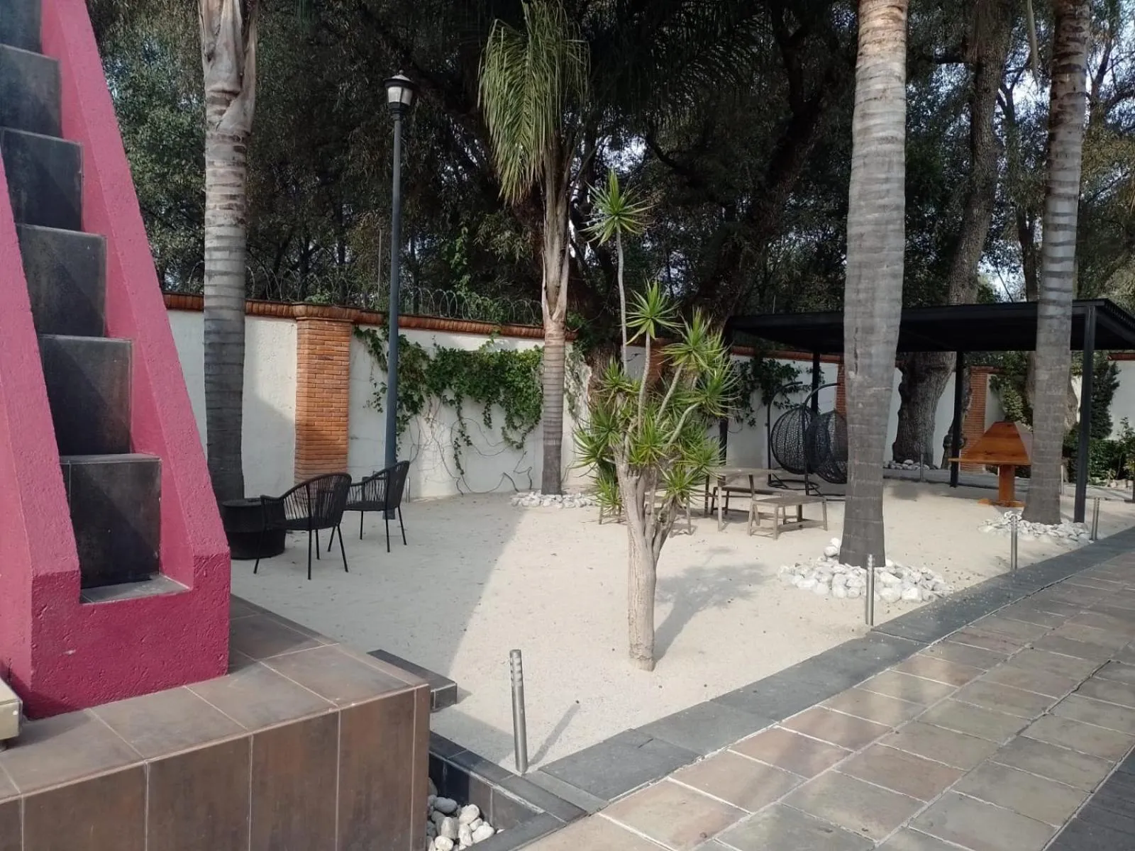 Patio in HOTEL BOUTIQUE CASA DEL BOSQUE