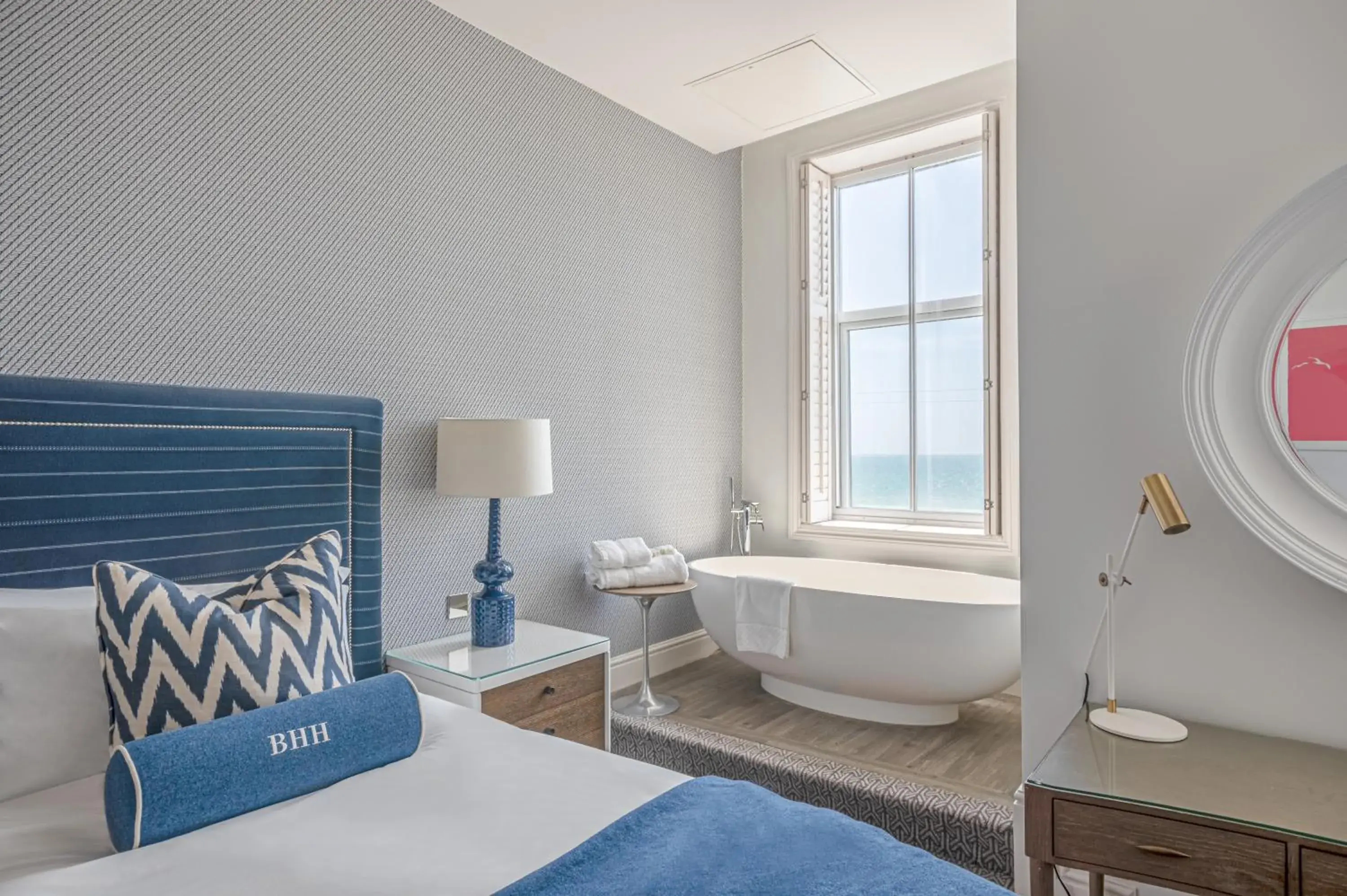 Bedroom, Bed in Harbour Hotel & Spa Brighton Bedroom, Bed in Harbour Hotel & Spa Brighton