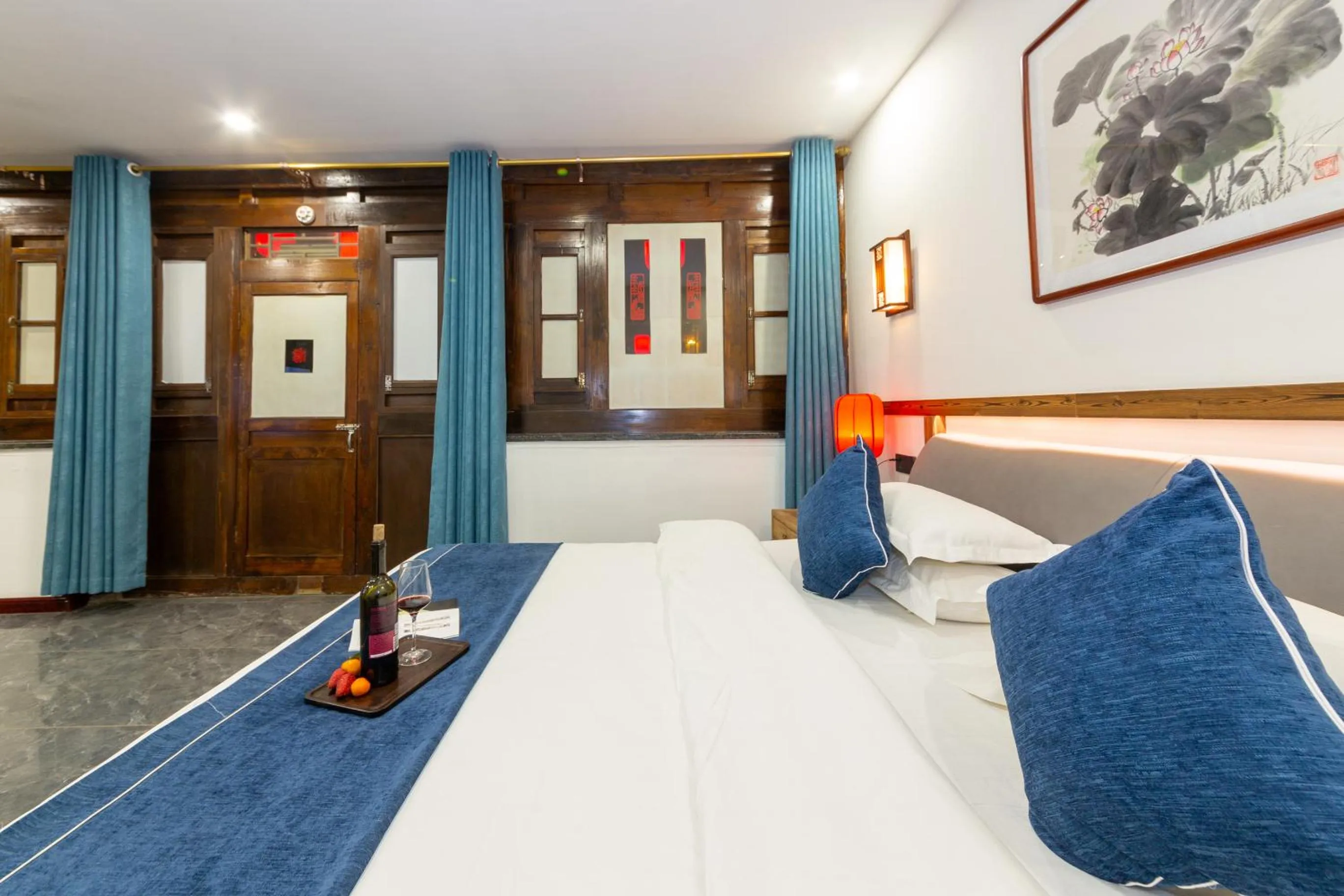 Photo of the whole room, Bed in Pingyao Harmony Hotel