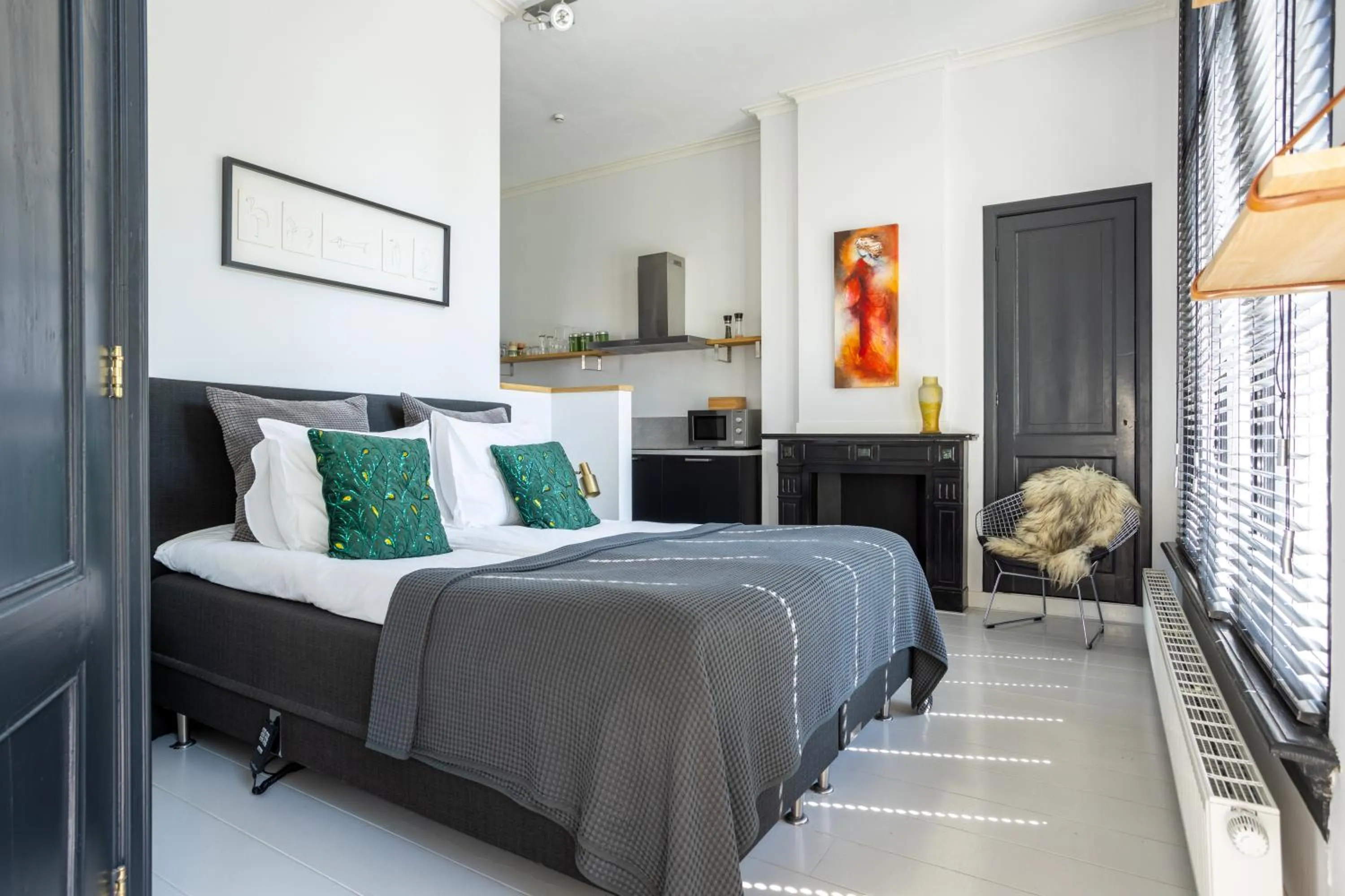 Bed in Stadslogement Westersingel