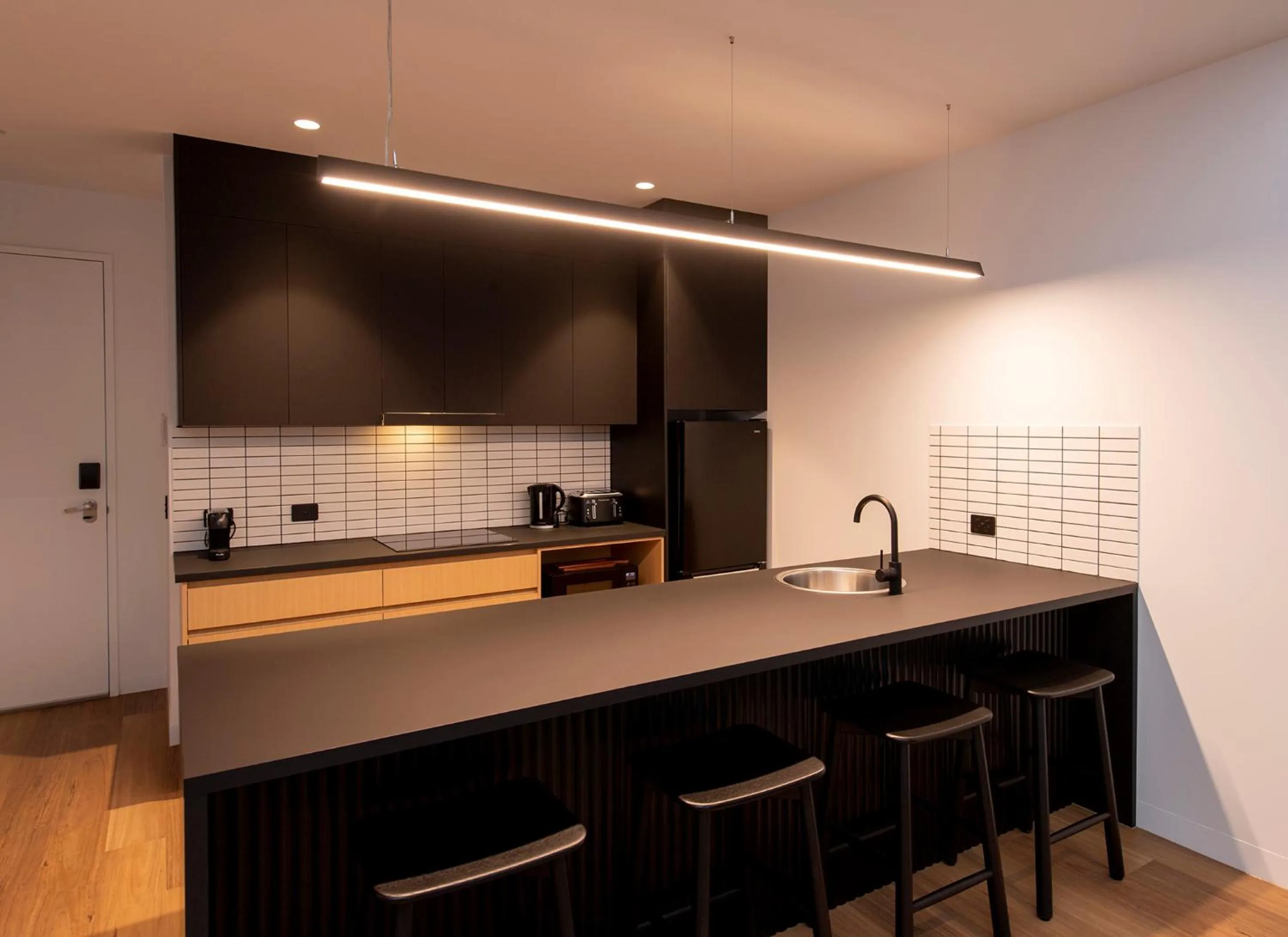 Kitchen or kitchenette in Par Five Shacks