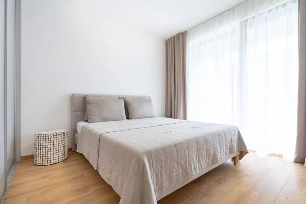 Photo of the whole room, Bed in Apartmán Al-Garden s private garage parking free, 5 min pešo do centra
