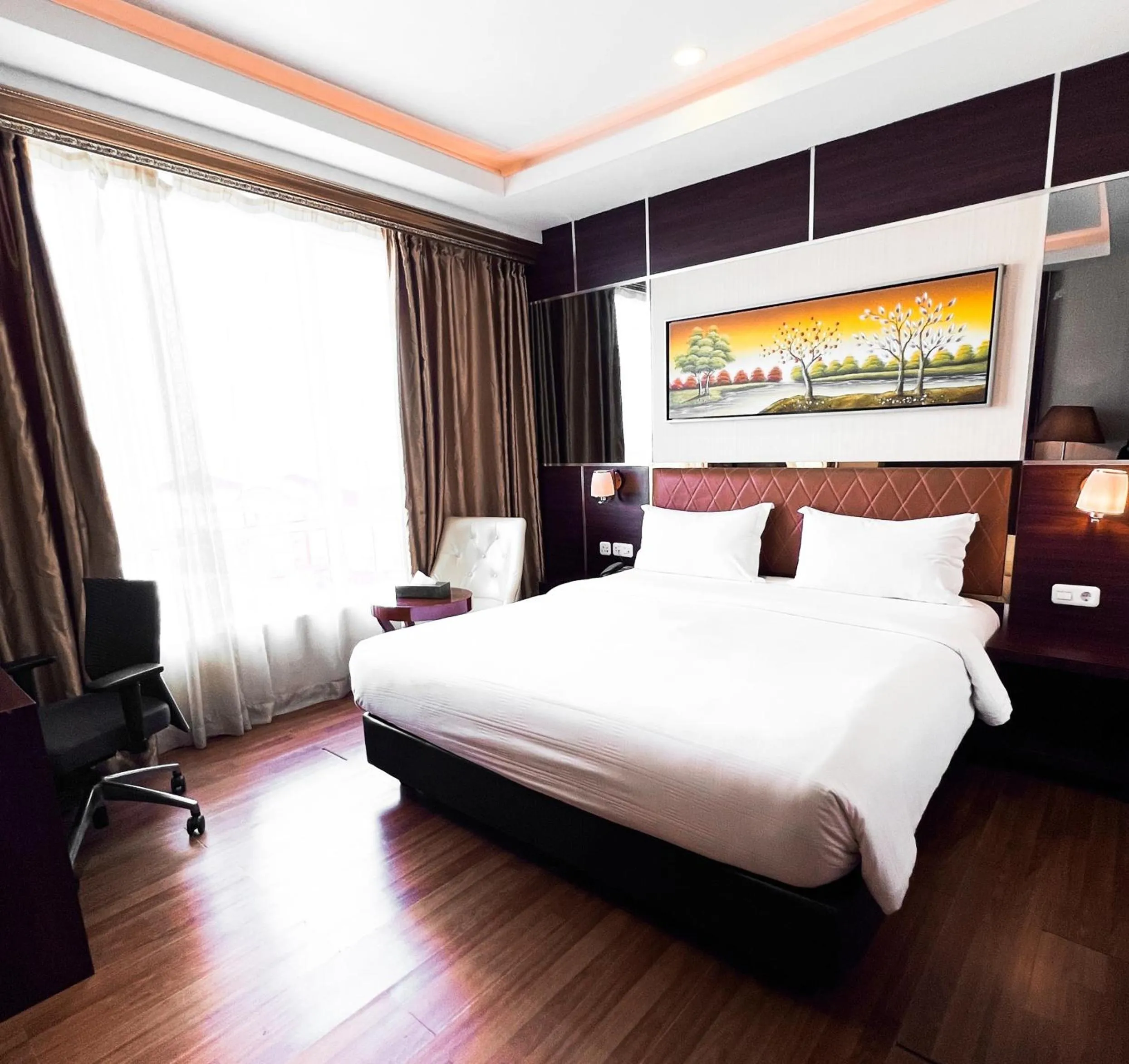 Bed in Batam City Hotel
